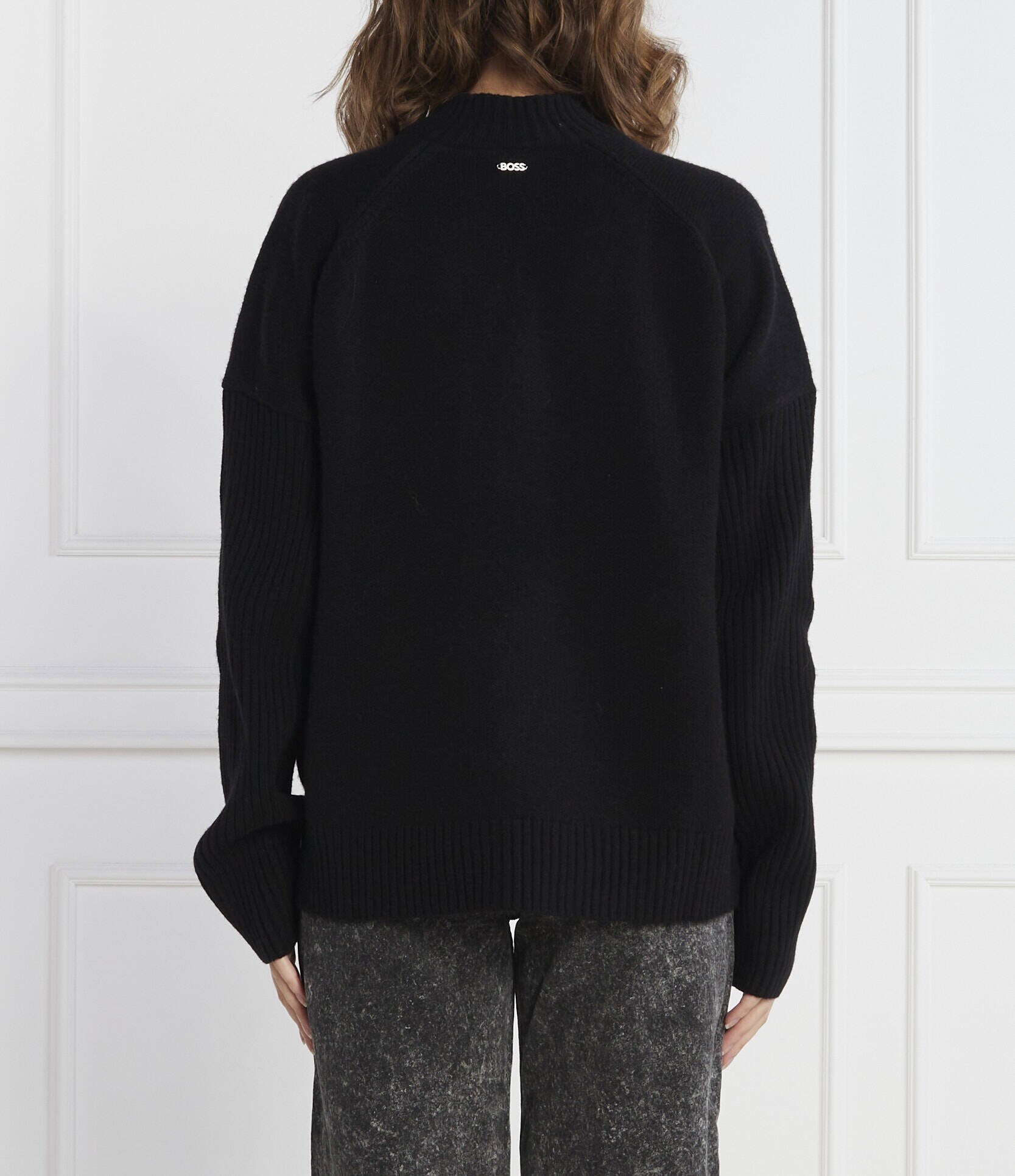 BOSS Black De lână pulover Foltin | Regular Fit