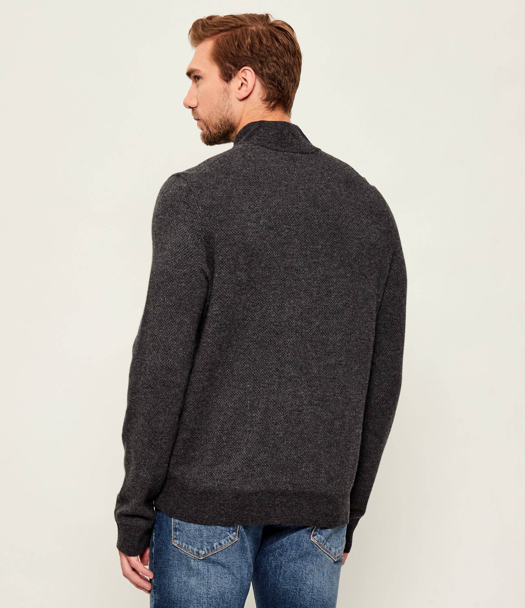 BOSS Black De lână pulover H-Hettore | regular fit