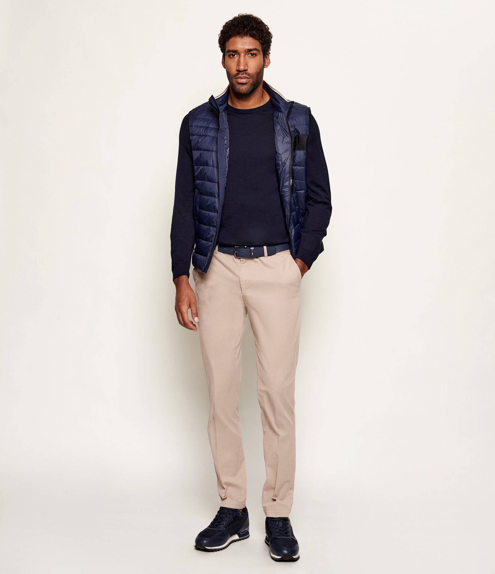 BOSS Black De lână pulover Leno-P | Slim Fit