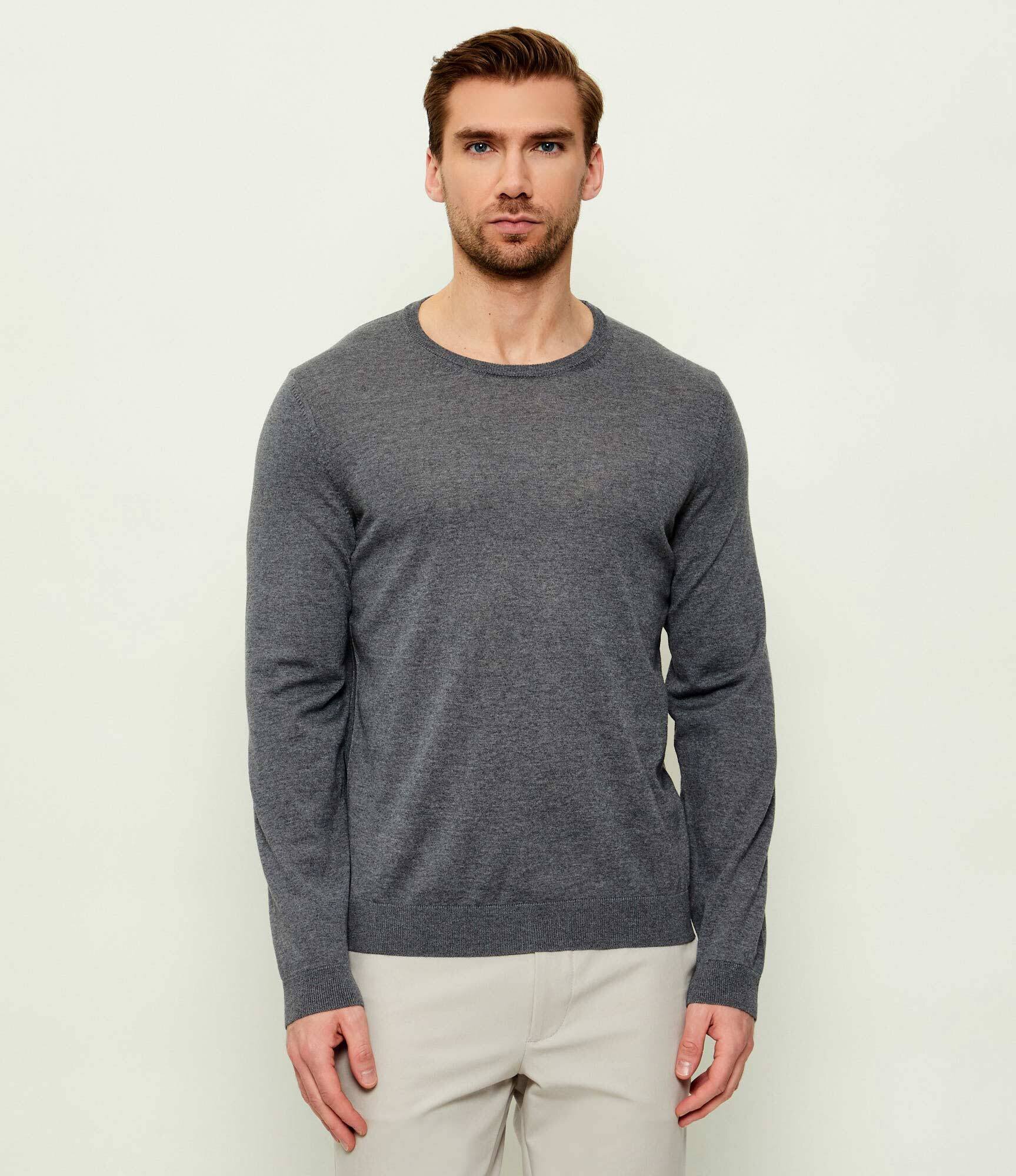 BOSS Black de lână pulover leno-p | slim fit
