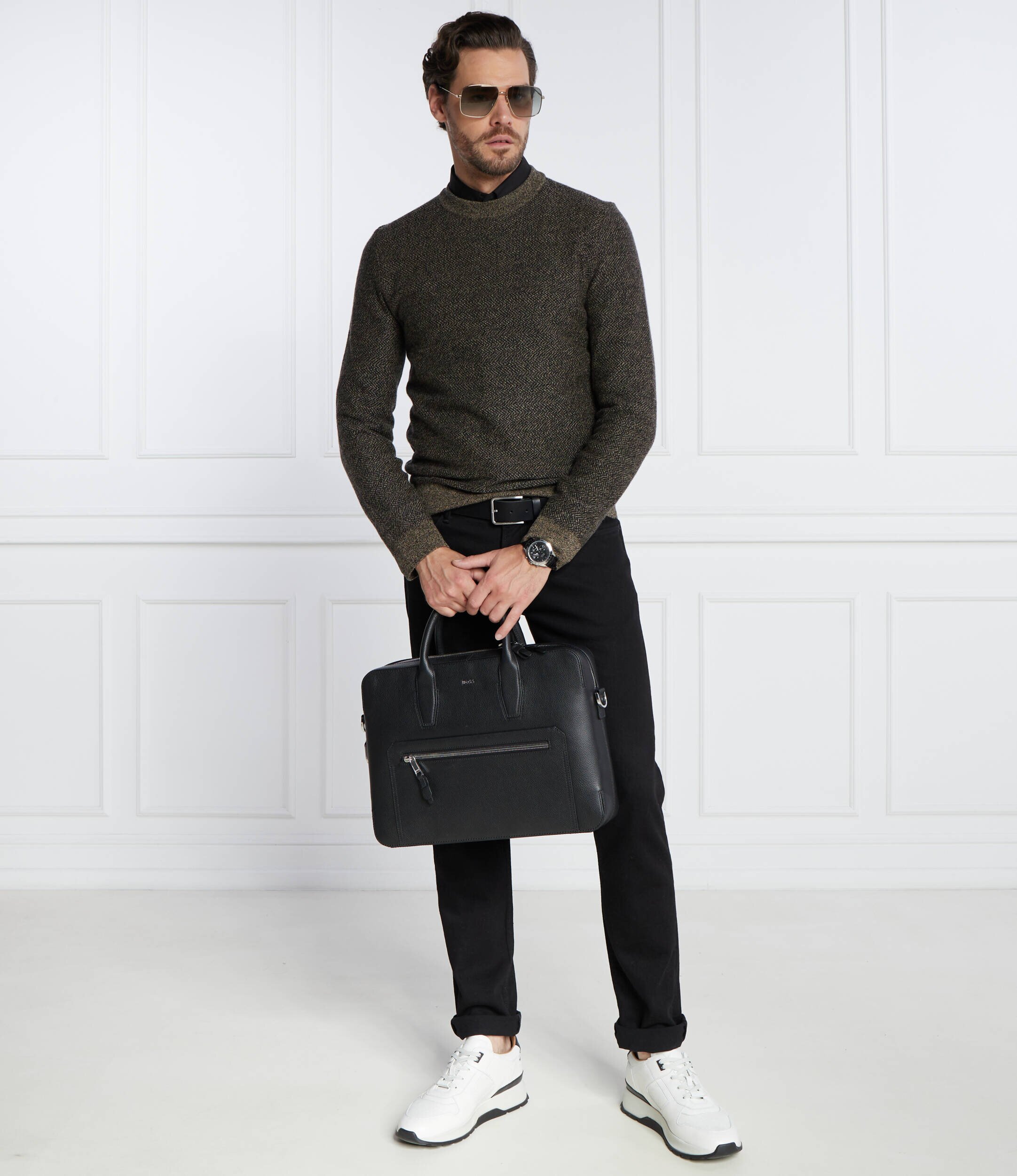BOSS Black De lână pulover Marameo | Regular Fit