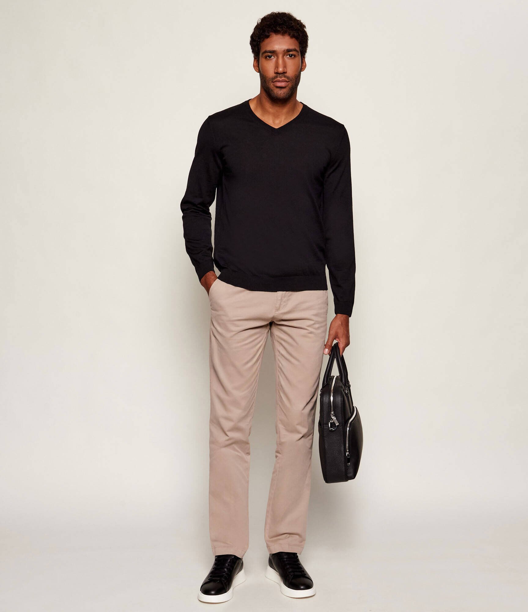 BOSS Black De lână pulover Melba-P | Slim Fit