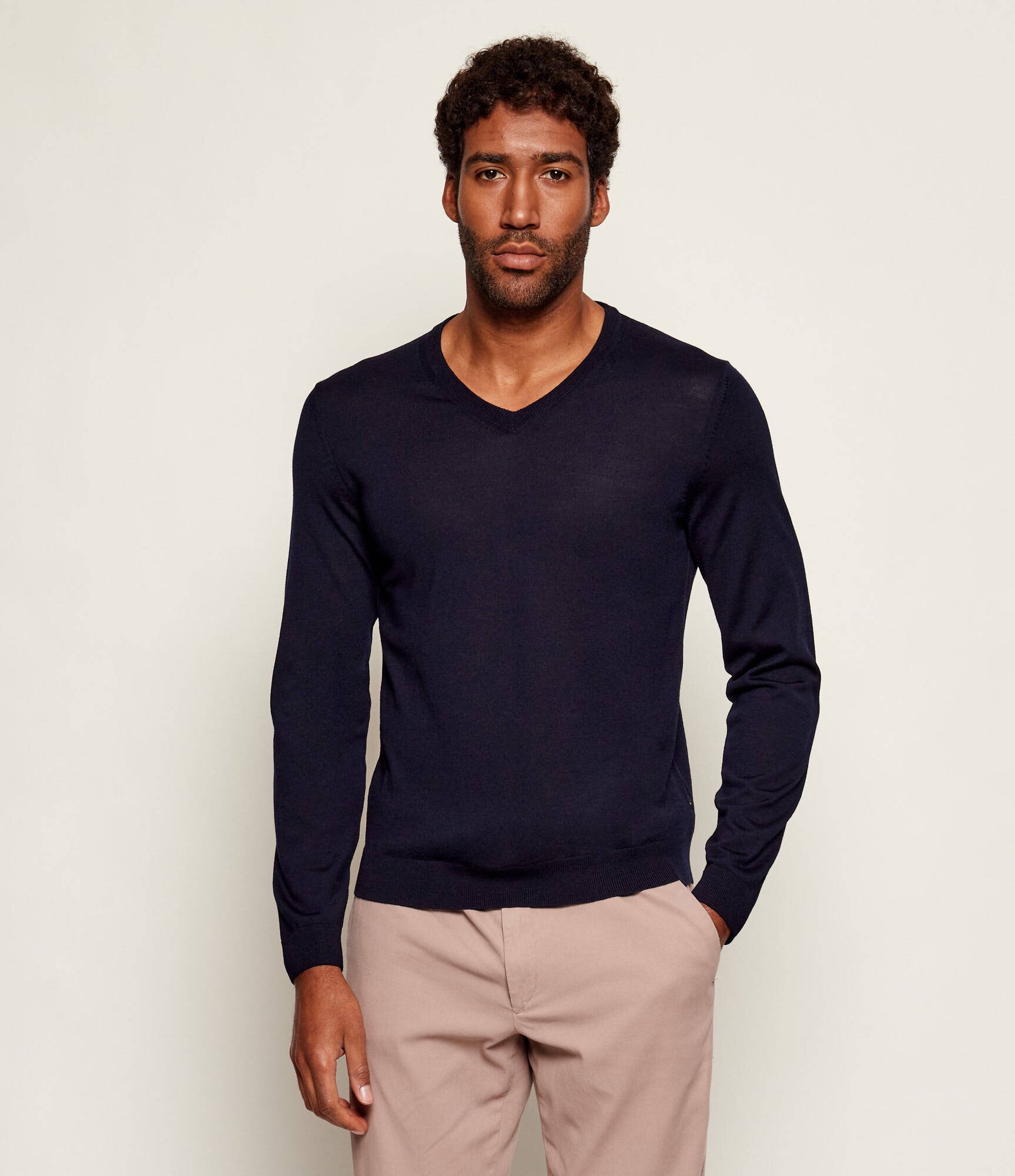 BOSS Black De lână pulover Melba-P | Slim Fit
