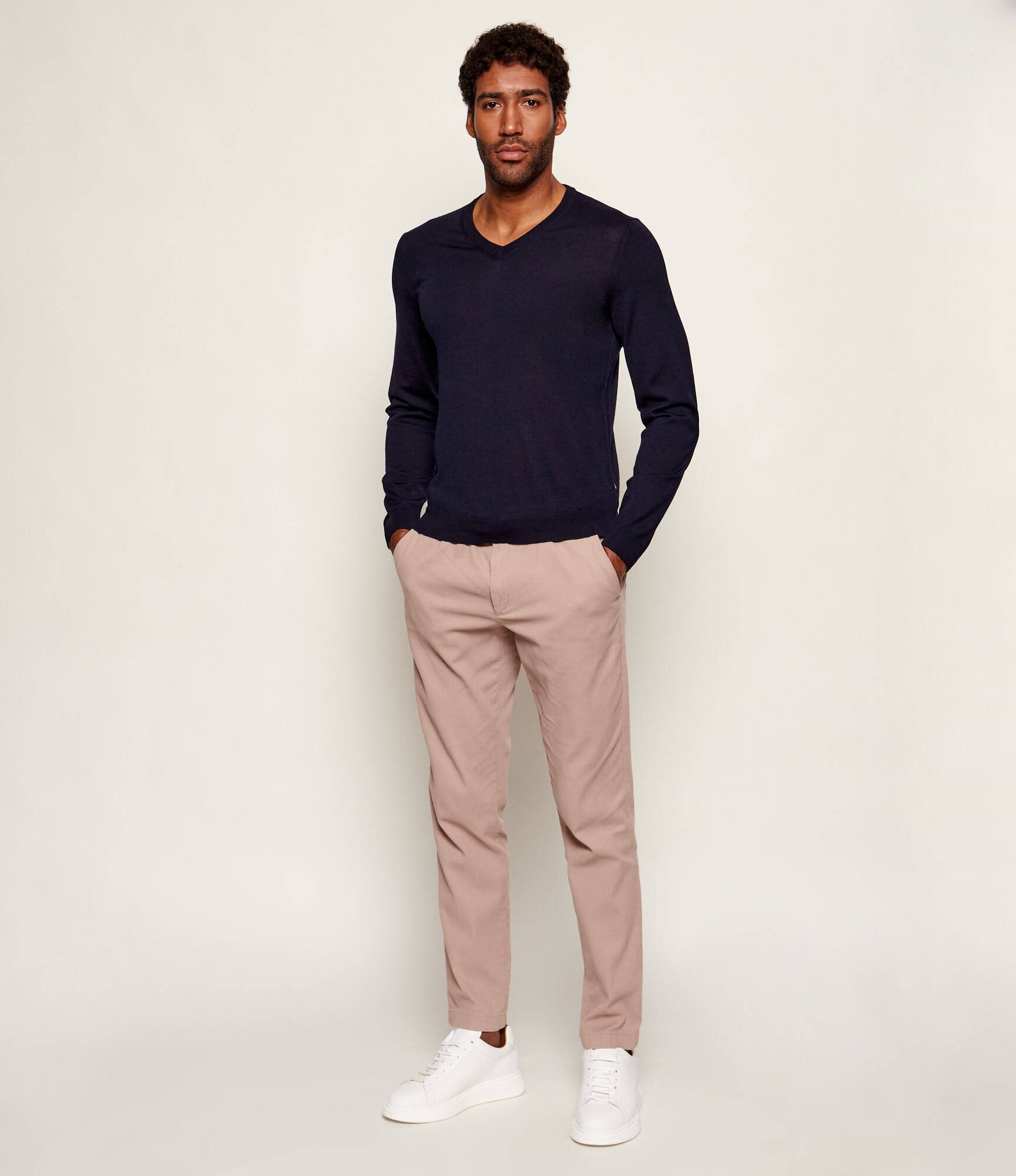 BOSS Black De lână pulover Melba-P | Slim Fit