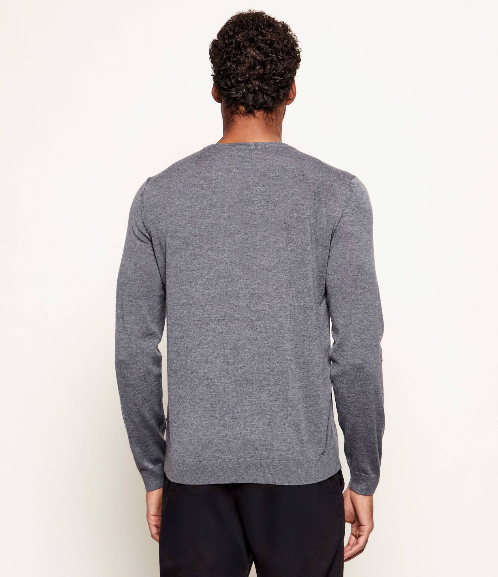 BOSS Black de lână pulover melba-p | slim fit