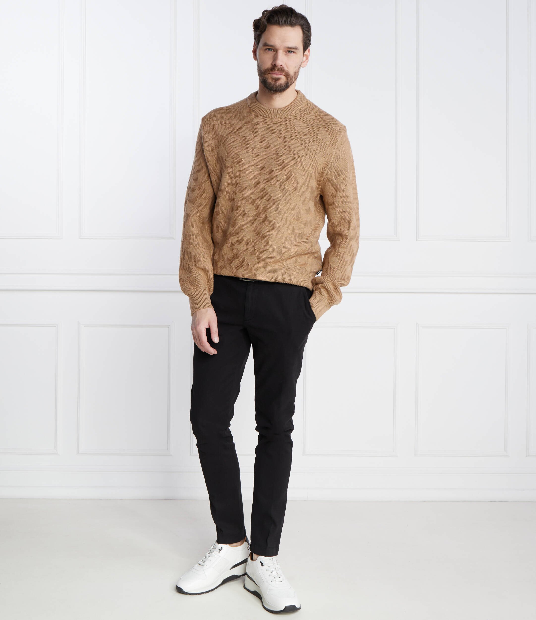 BOSS Black De lână pulover Palao | Regular Fit