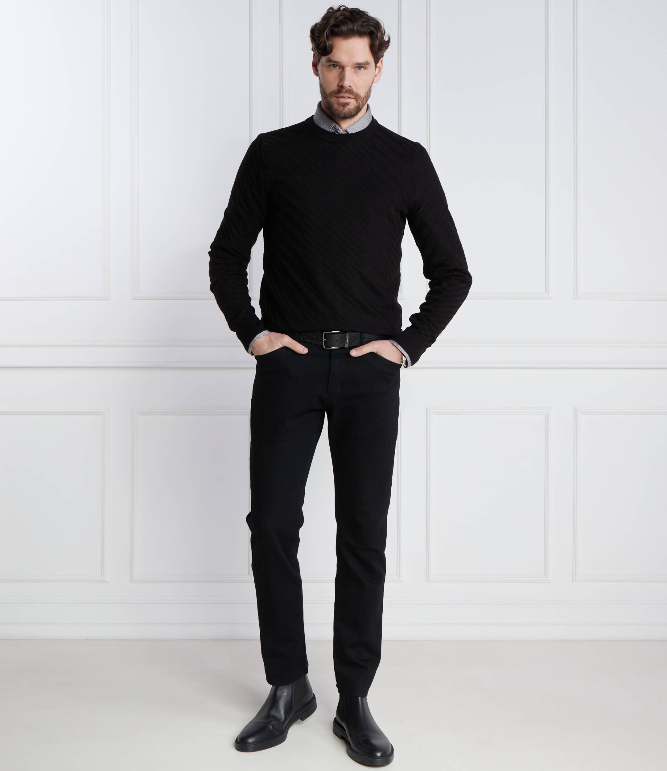 BOSS Black De lână pulover Palwino | Regular Fit
