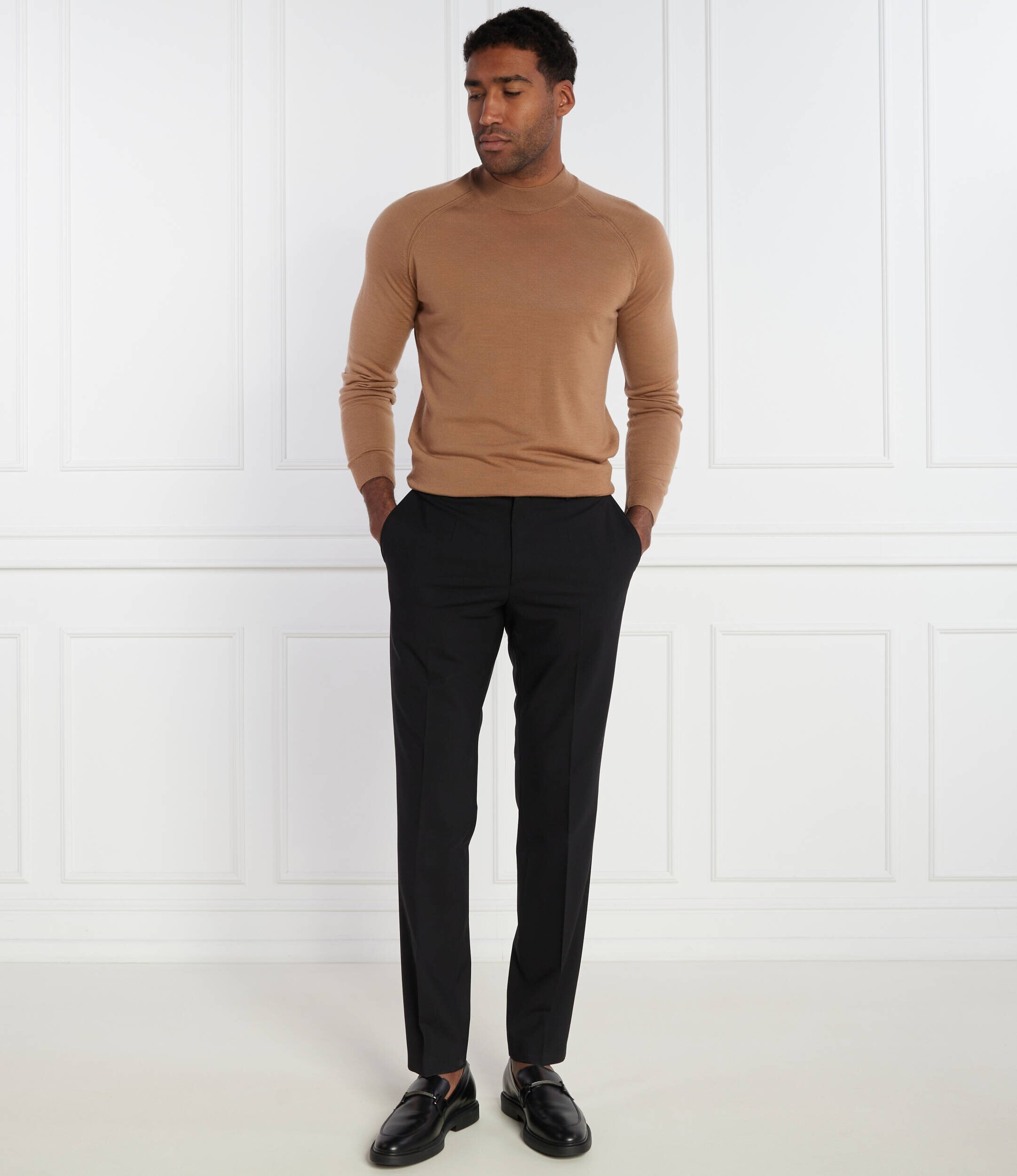 BOSS Black De lână pulover Perfino | Regular Fit