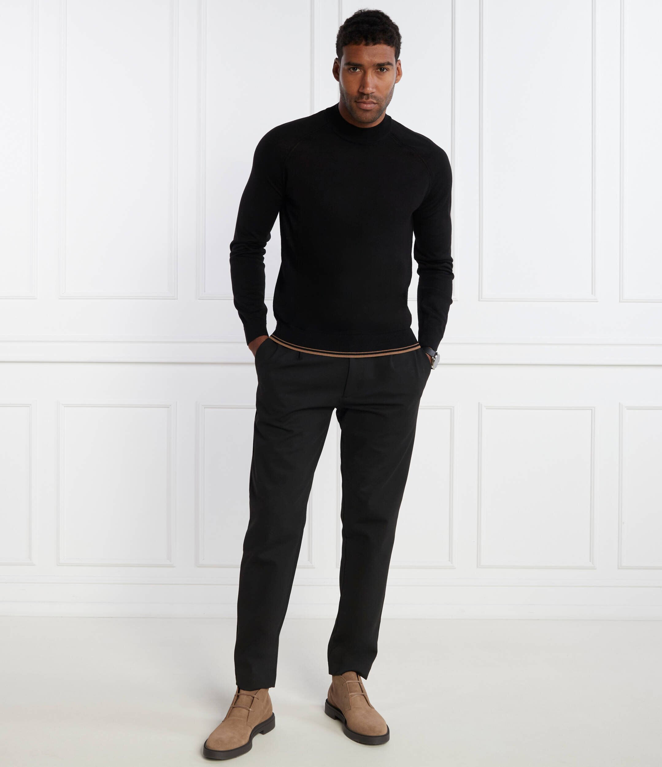 BOSS Black De lână pulover Perfino | Regular Fit