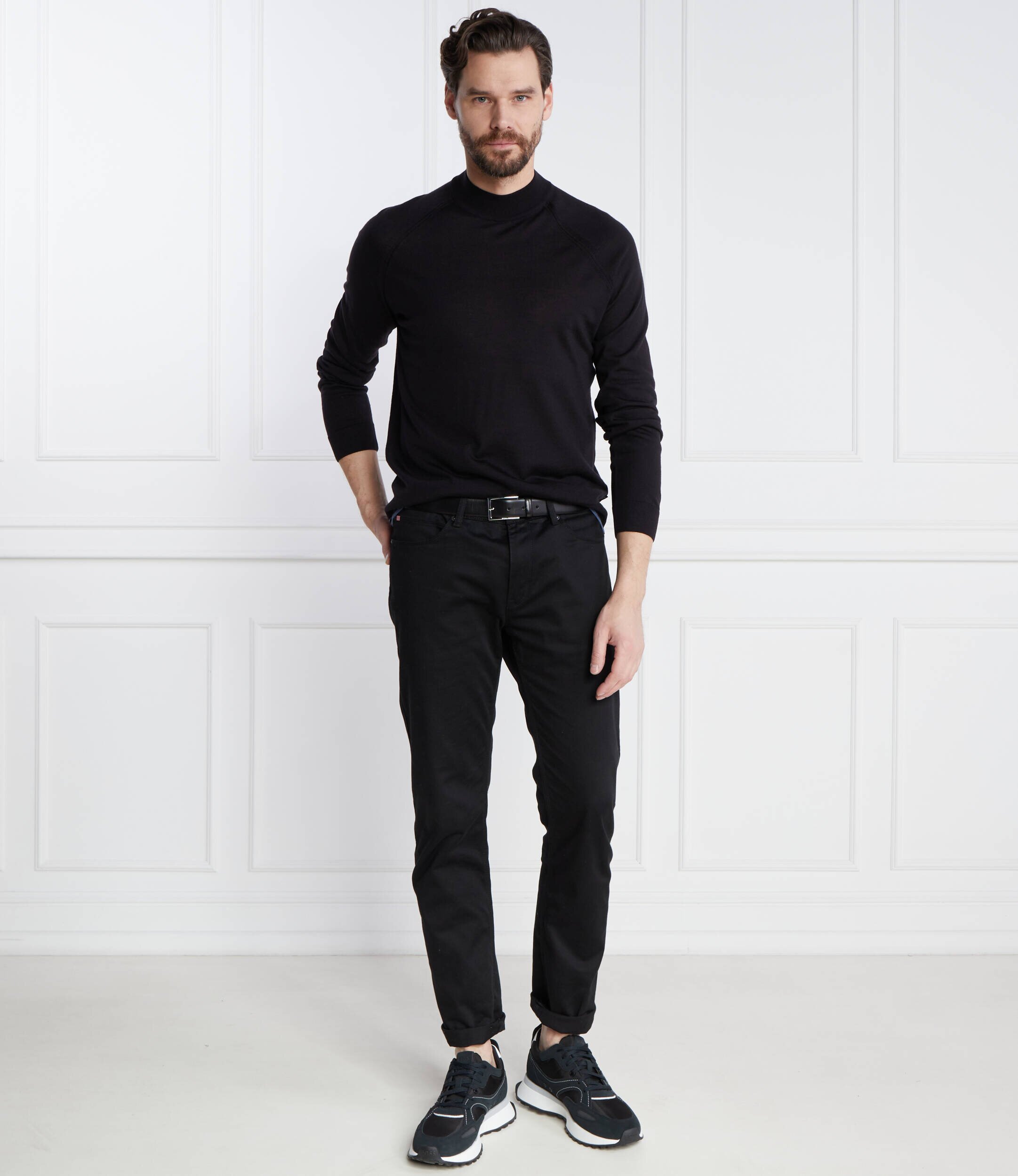 BOSS Black De lână pulover Perfino | Regular Fit