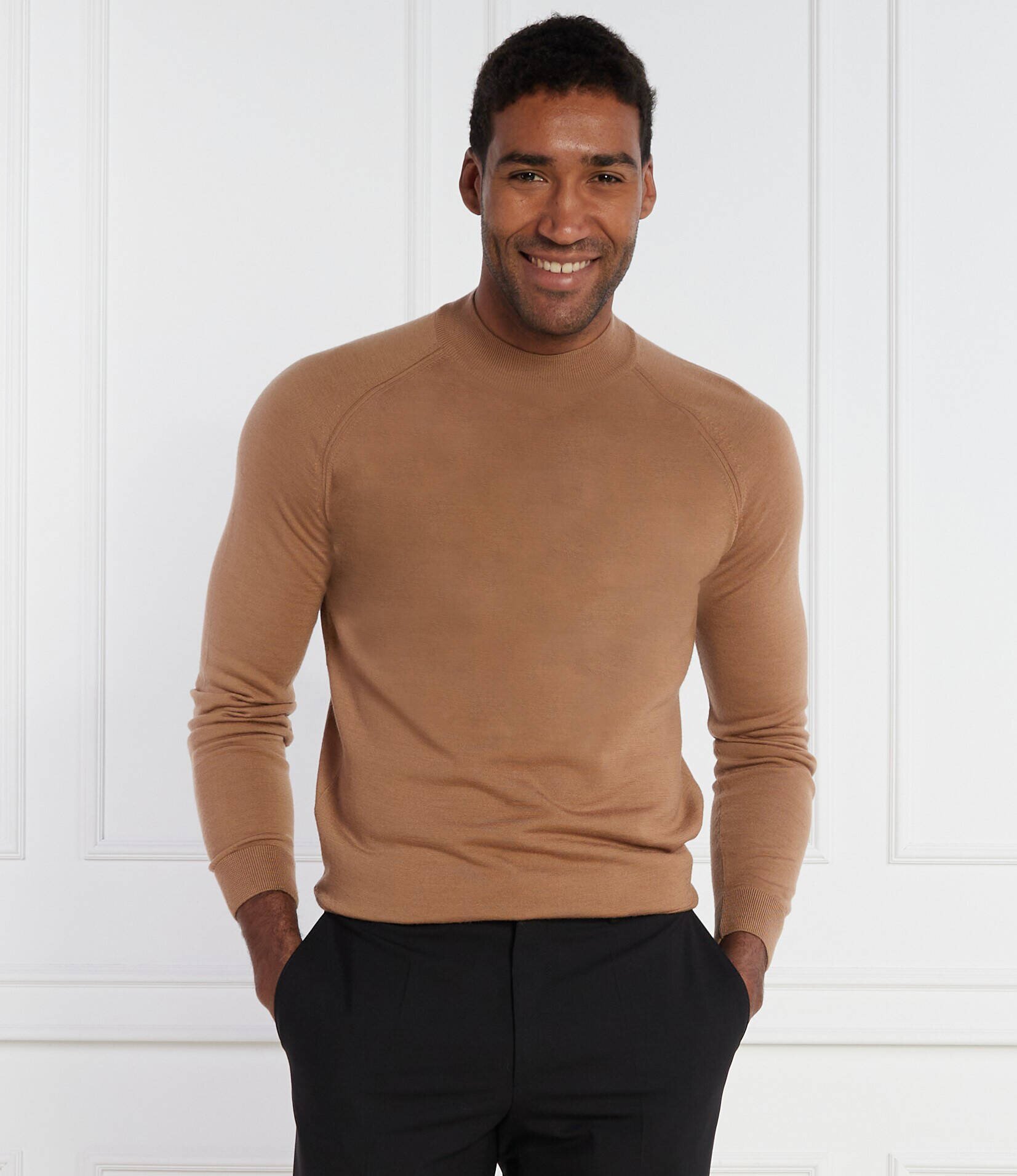 BOSS Black De lână pulover Perfino | Regular Fit
