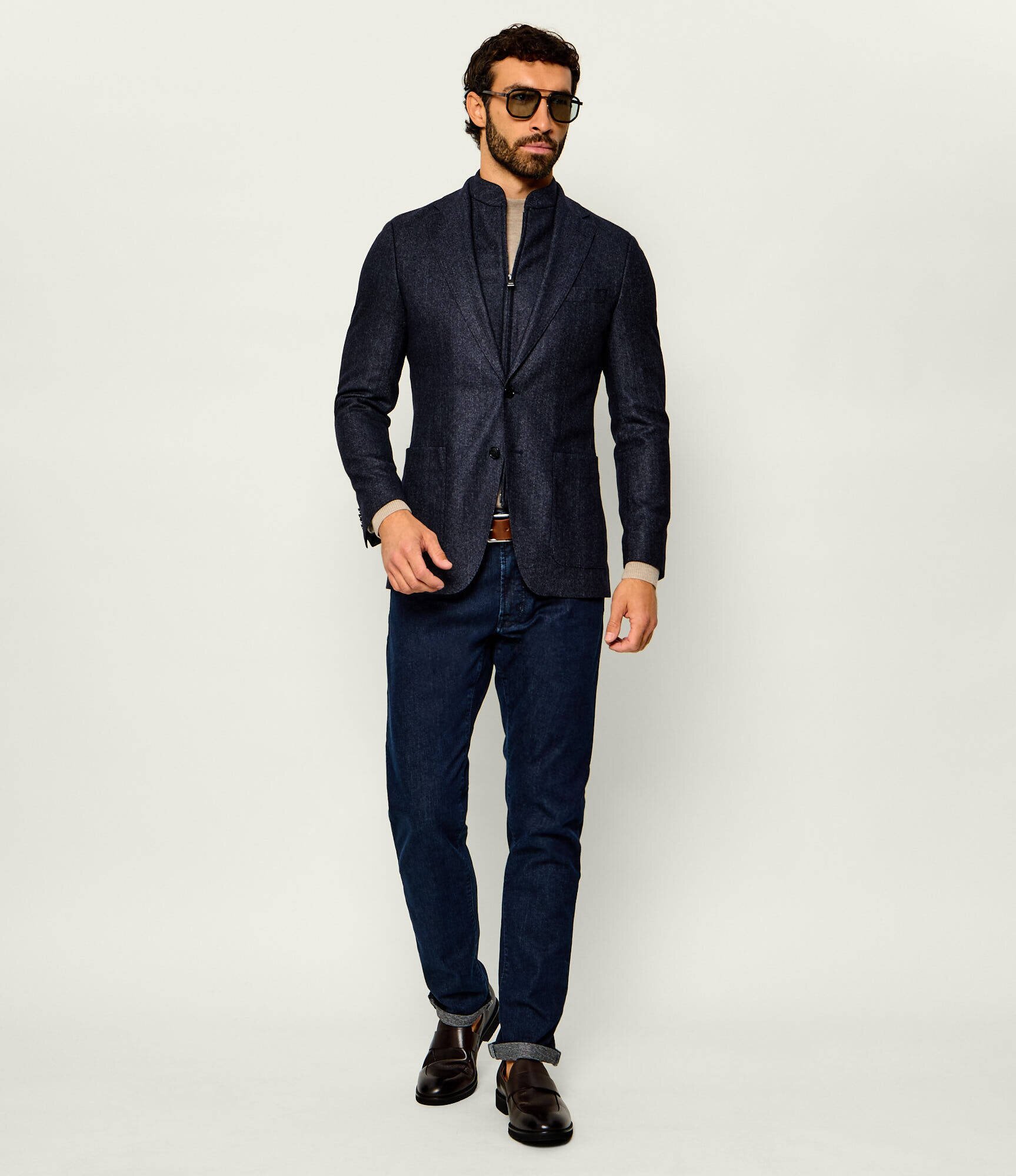 BOSS Black De lână sacou 2 în 1 H-Hutson-Bib-264 | Slim Fit