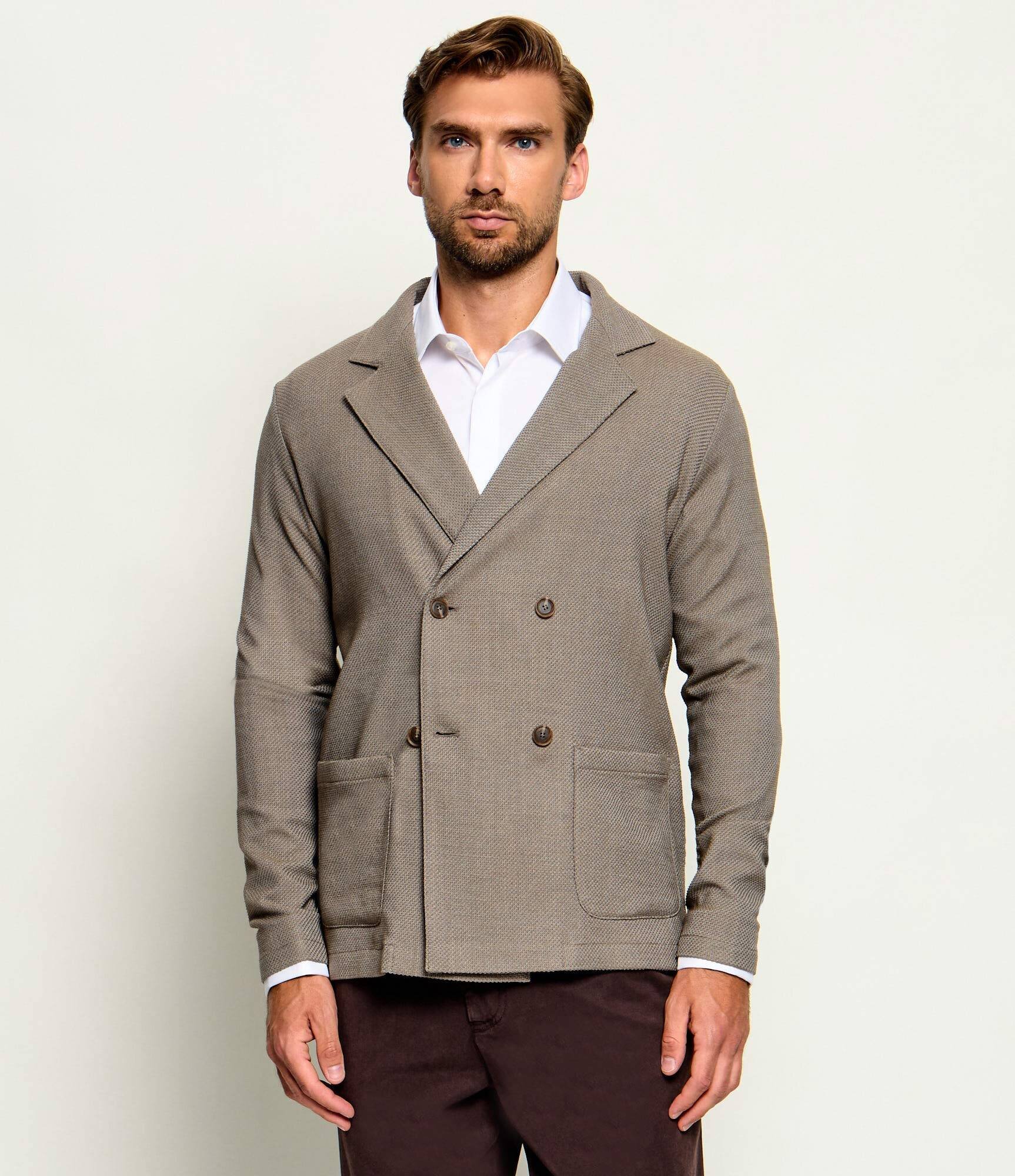 BOSS Black De lână sacou C-Carper-DB-CD-264F | Relaxed fit