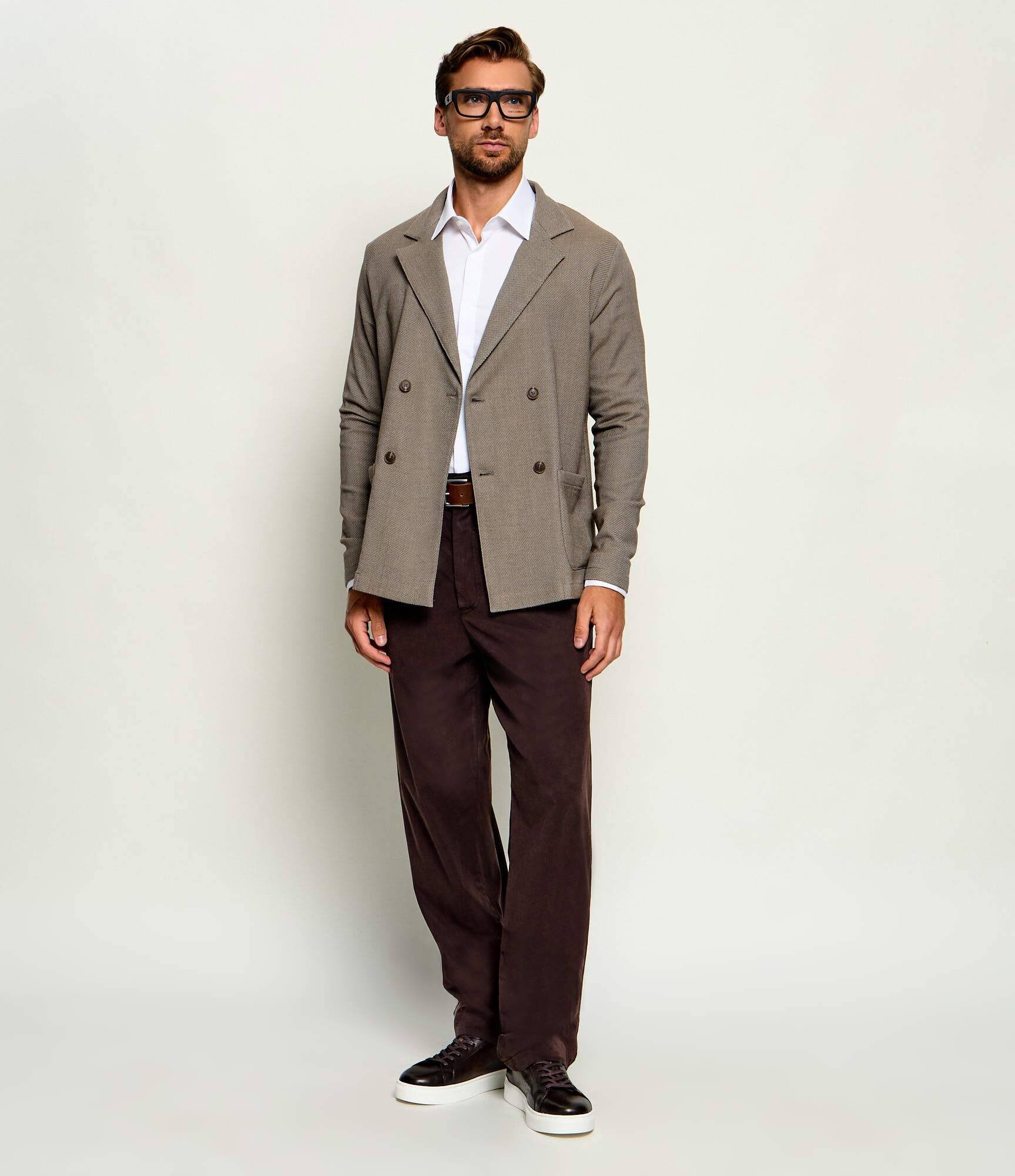 BOSS Black De lână sacou C-Carper-DB-CD-264F | Relaxed fit