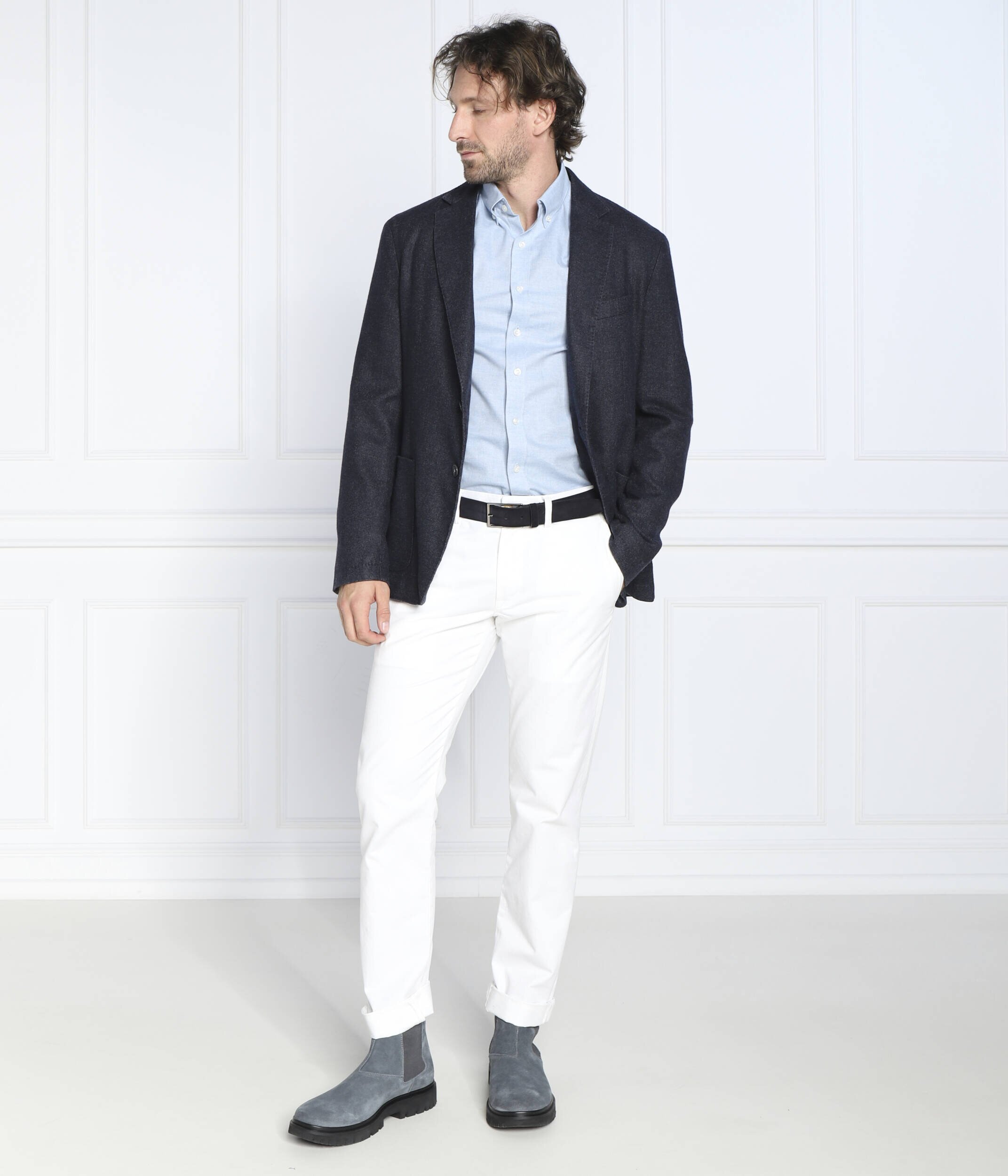 BOSS Black de lână sacou c-hanry-d-224f | slim fit