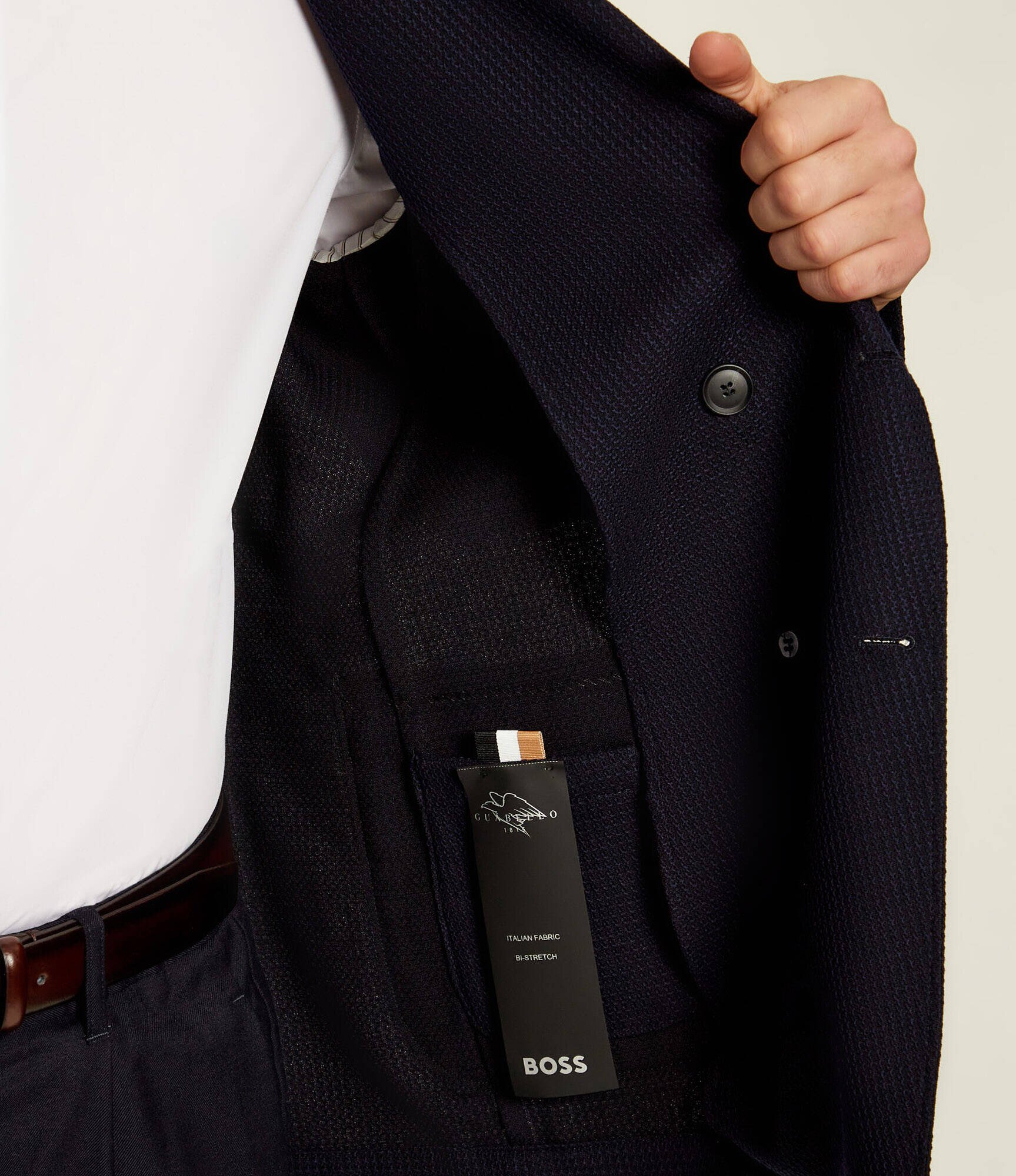 BOSS Black De lână sacou C-Hanry-DB-254 | Slim Fit