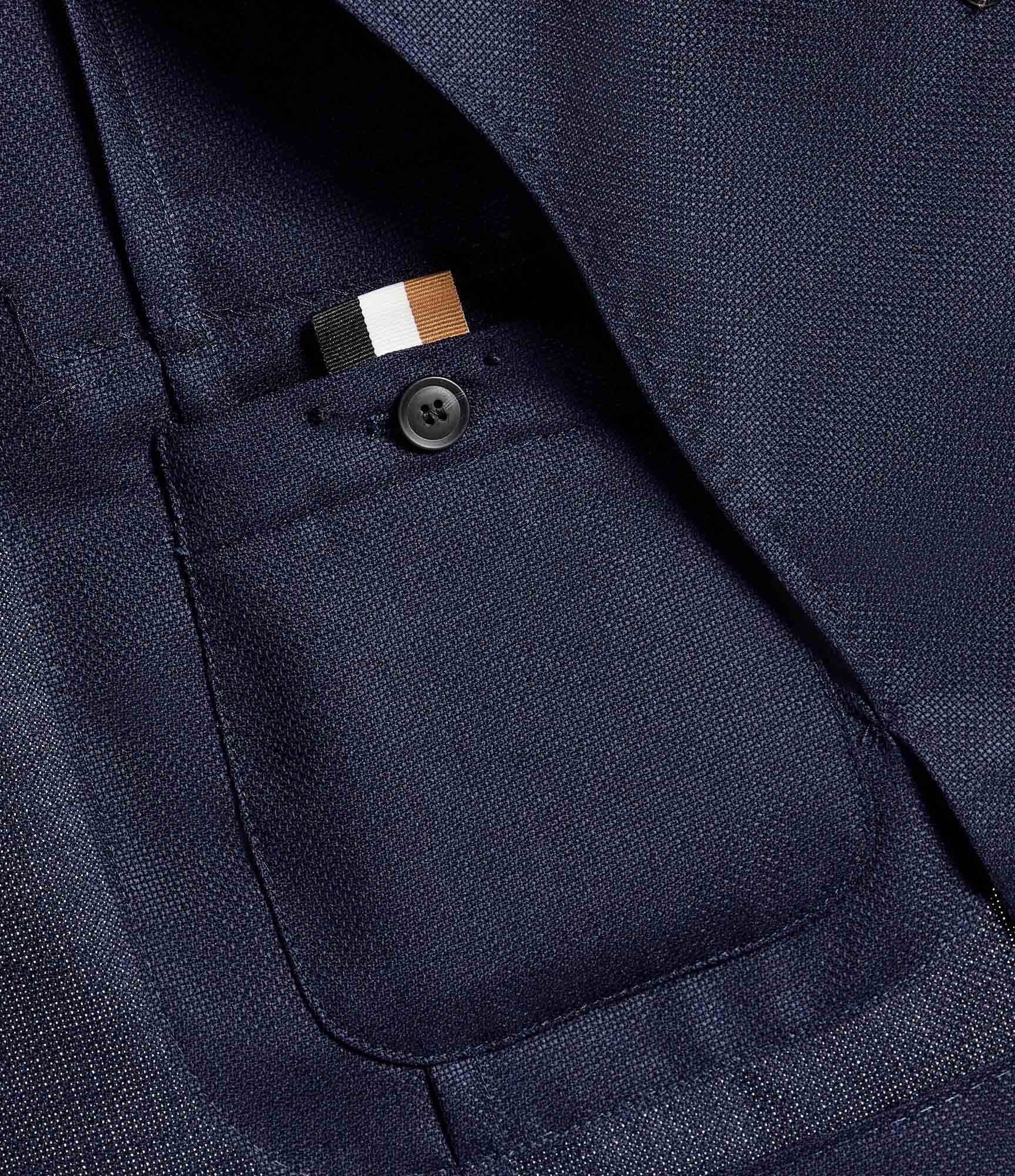 BOSS Black De lână sacou C-Hanry-DB-262 | Slim Fit
