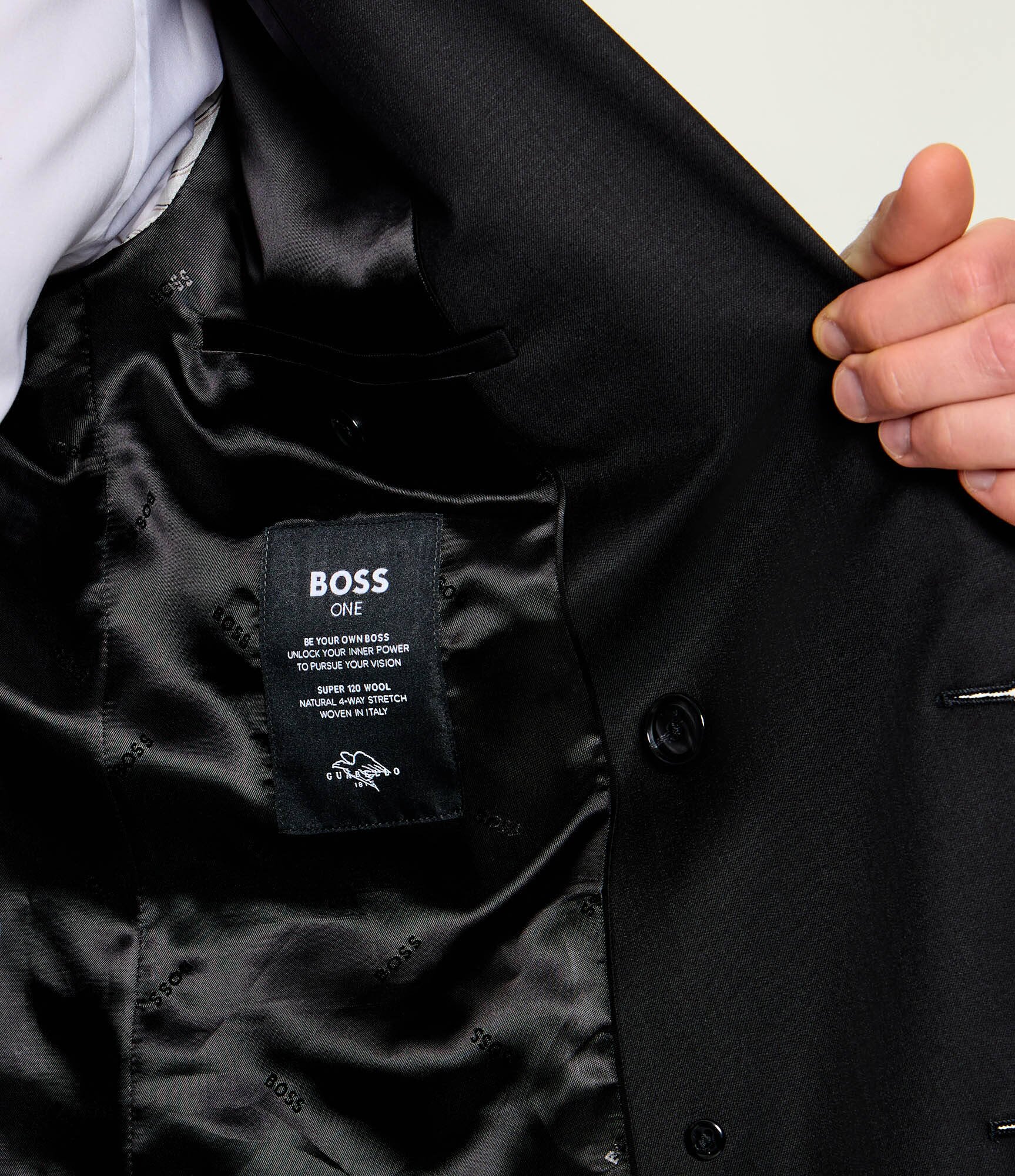 BOSS Black De lână sacou H-Huge-db-b1-263 | Slim Fit