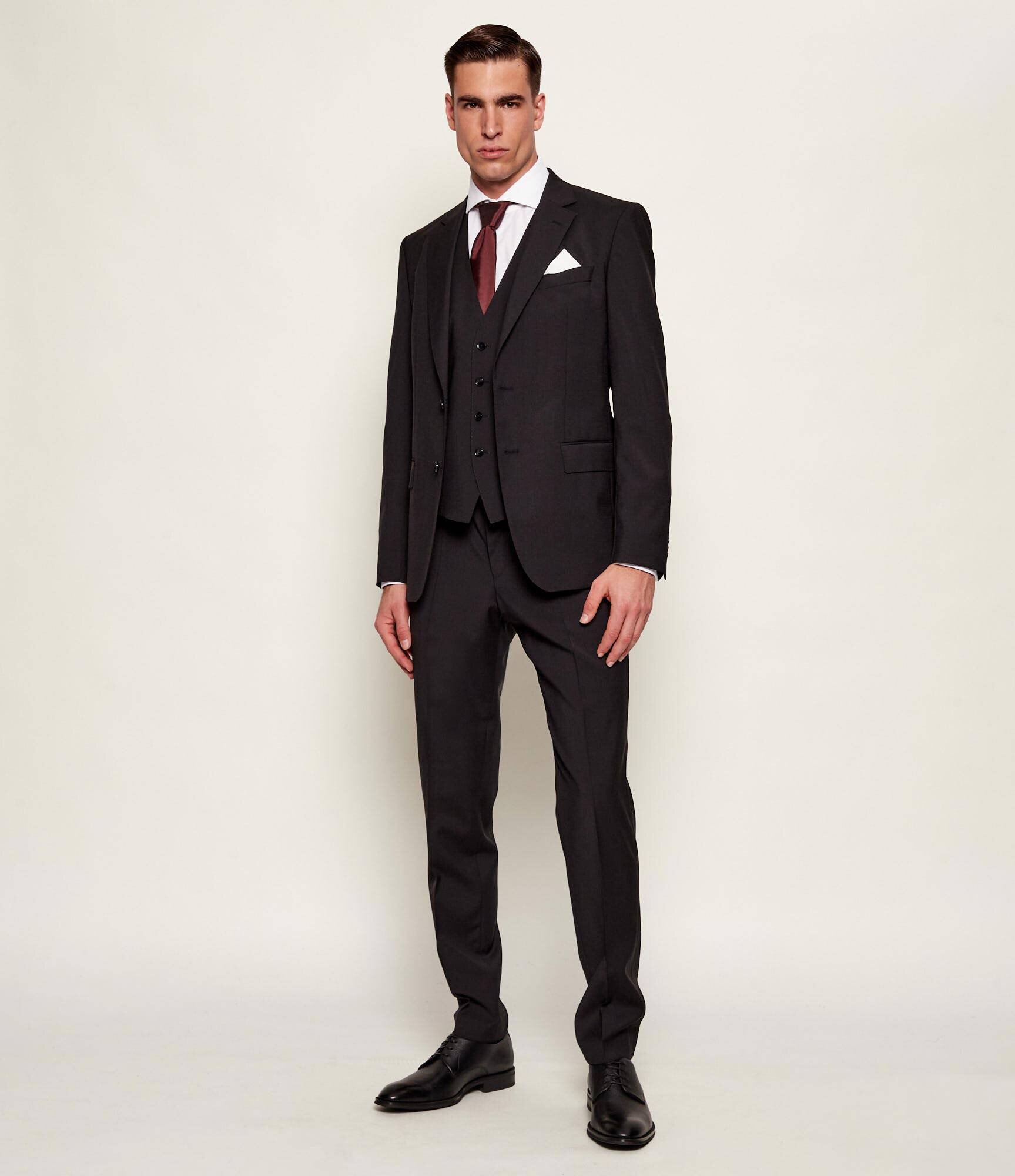 BOSS Black De lână sacou H-Huge-S-MM-251 | Slim Fit
