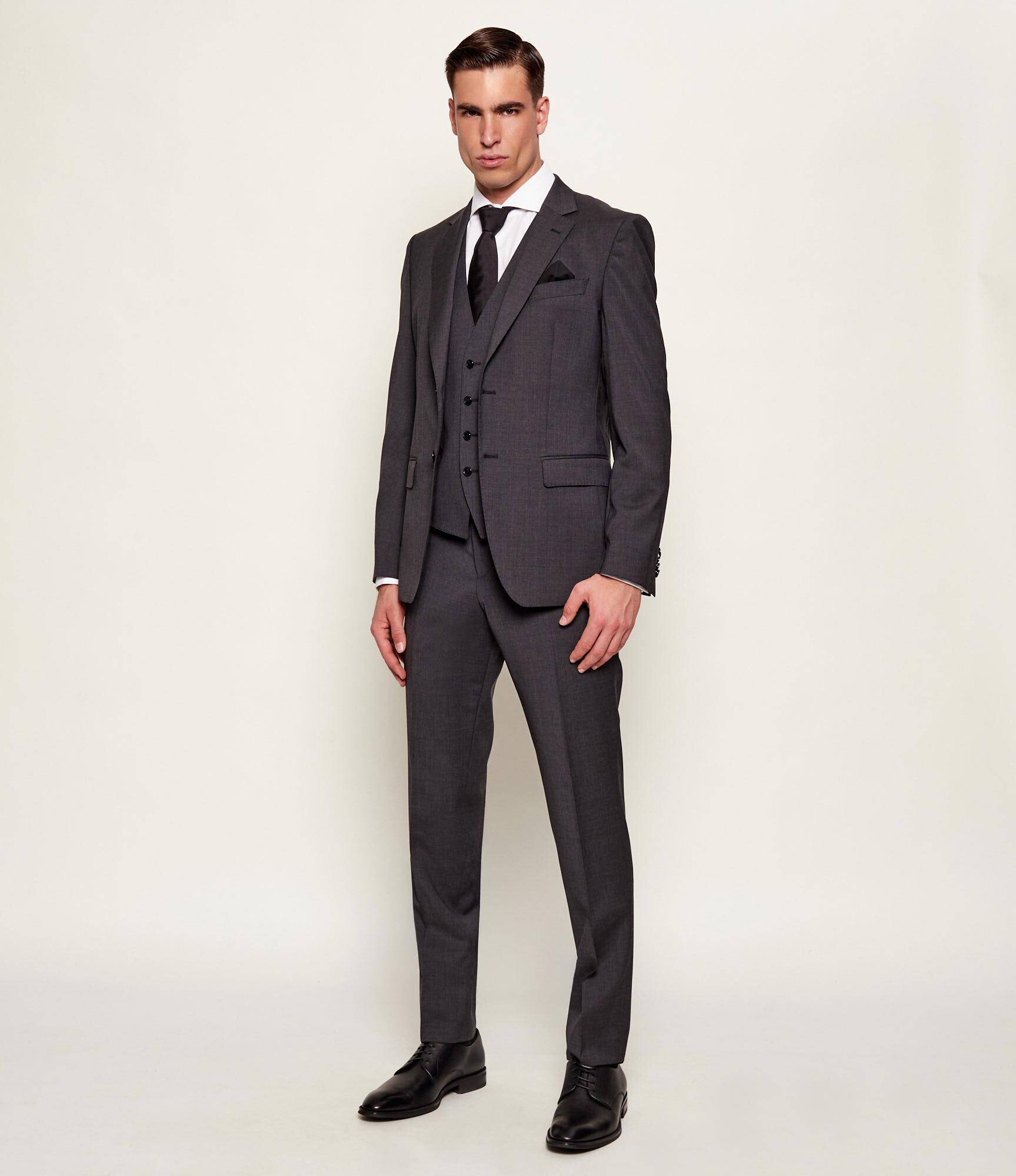 BOSS Black De lână sacou H-Huge-S-MM-251 | Slim Fit