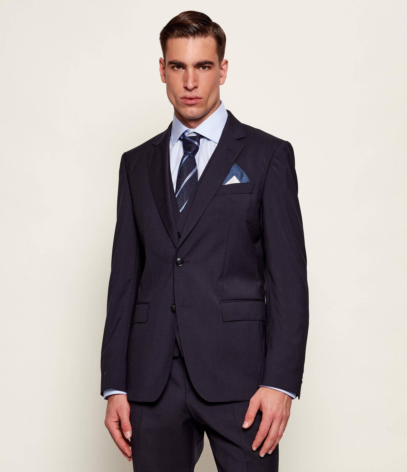 BOSS Black De lână sacou H-Huge-S-MM-251 | Slim Fit