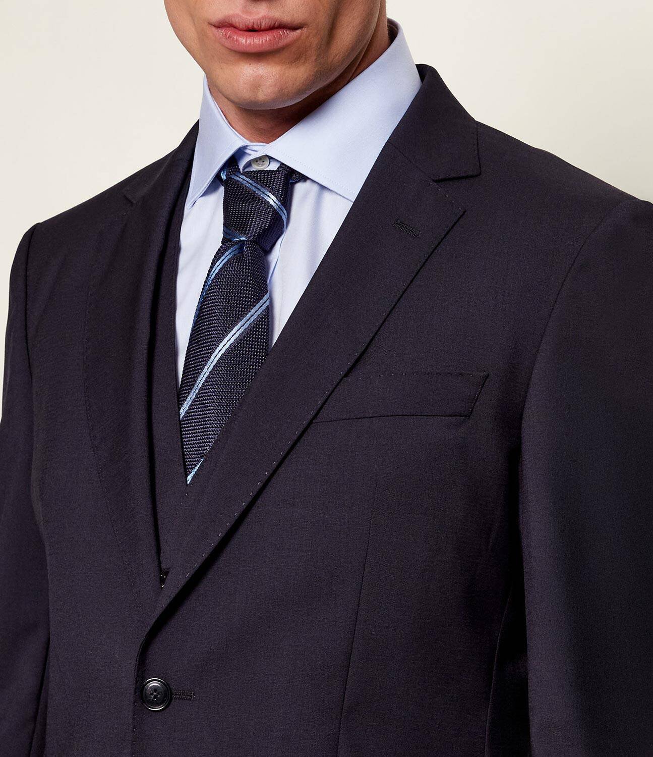 BOSS Black De lână sacou H-Huge-S-MM-251 | Slim Fit
