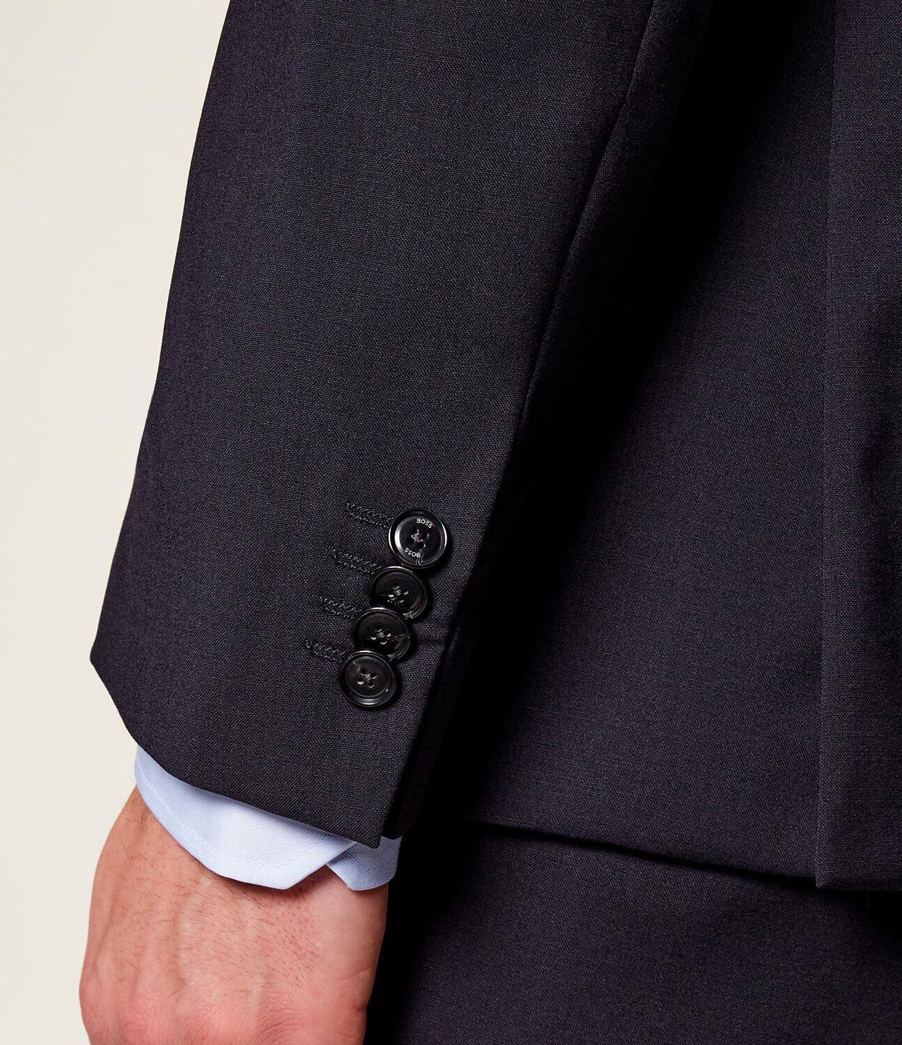 BOSS Black De lână sacou H-Huge-S-MM-251 | Slim Fit