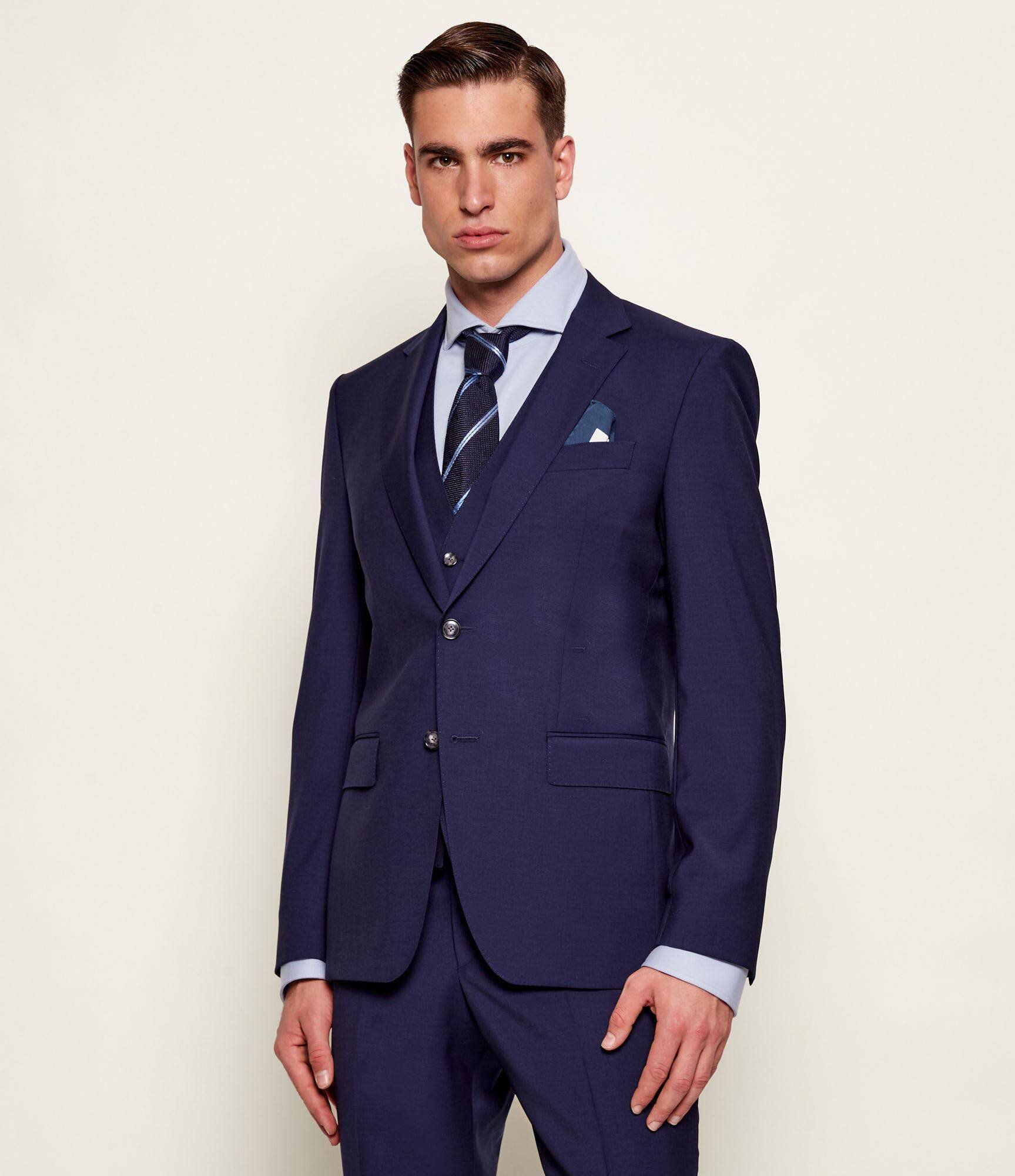 BOSS Black De lână sacou H-Huge-S-MM-251 | Slim Fit