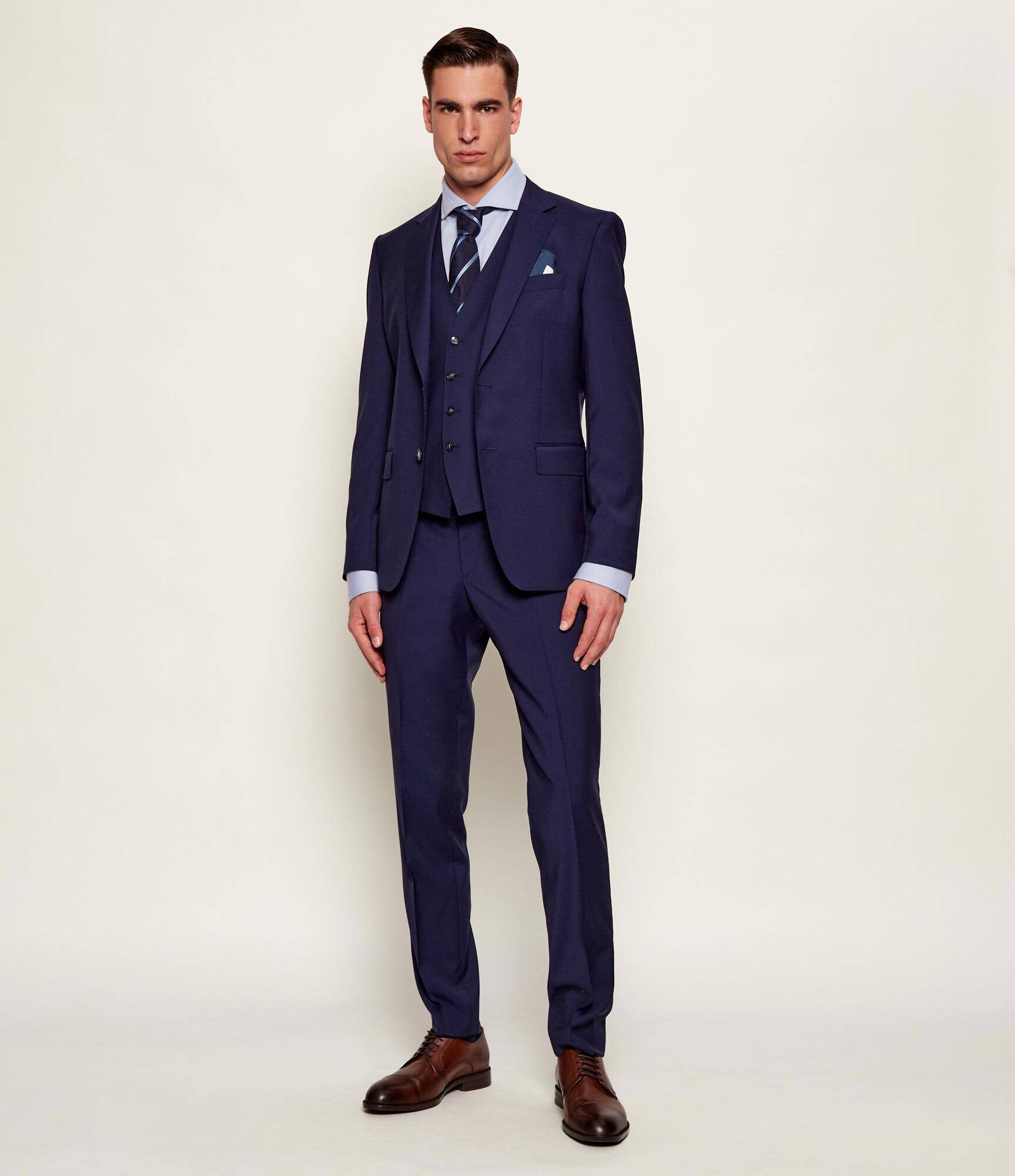 BOSS Black De lână sacou H-Huge-S-MM-251 | Slim Fit