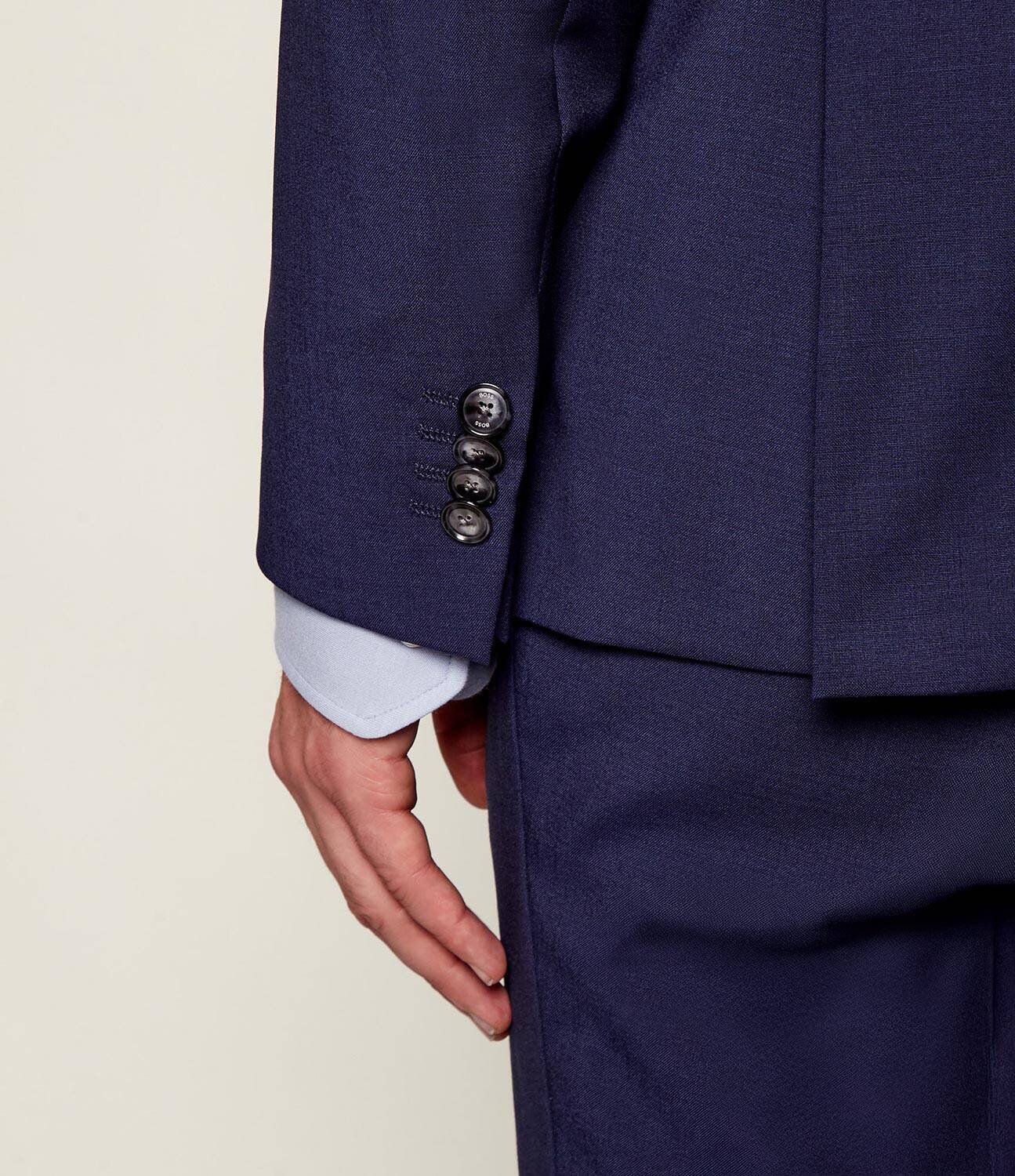 BOSS Black De lână sacou H-Huge-S-MM-251 | Slim Fit