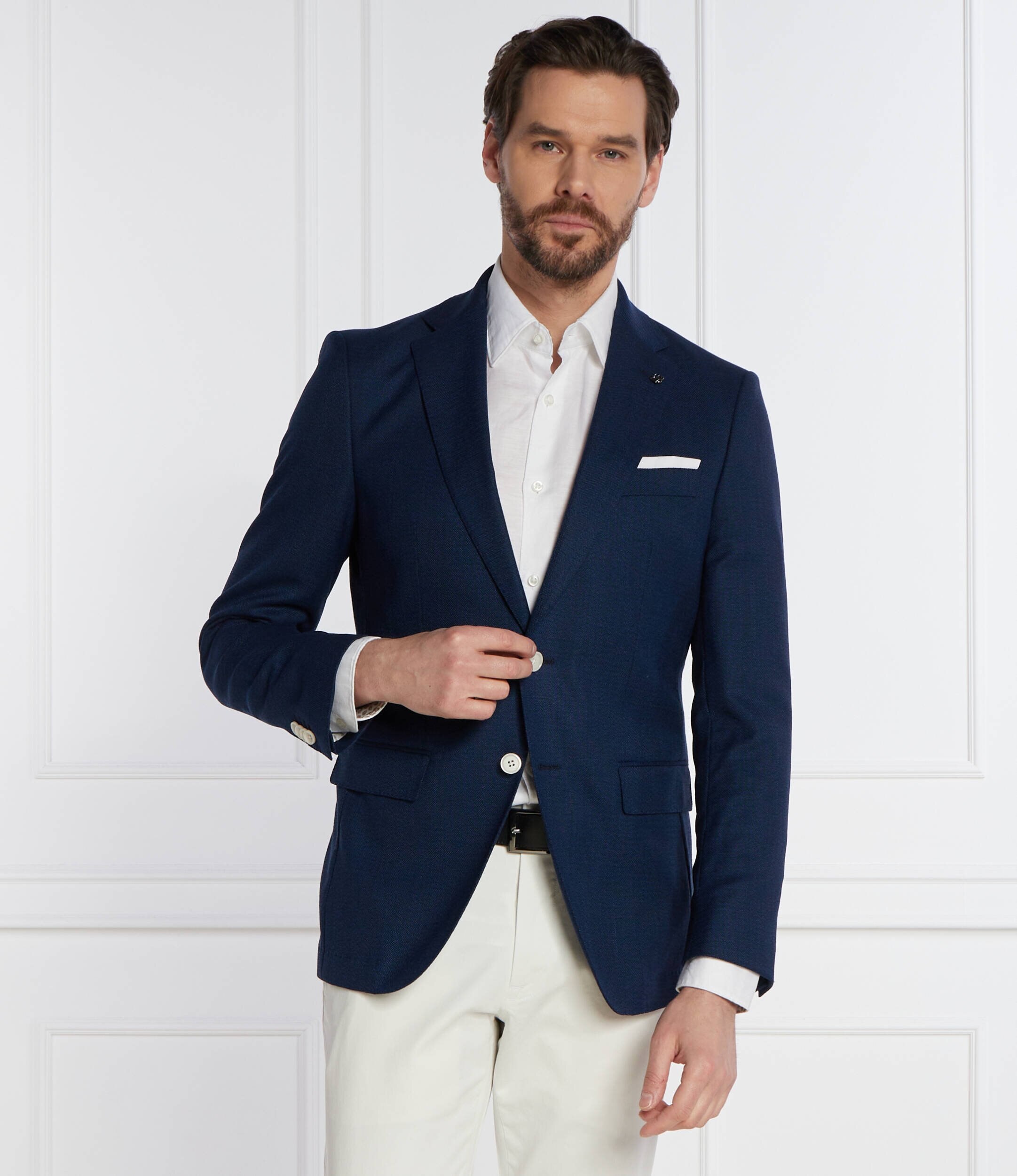 BOSS Black De lână sacou H-Hutson-233 | Regular Fit