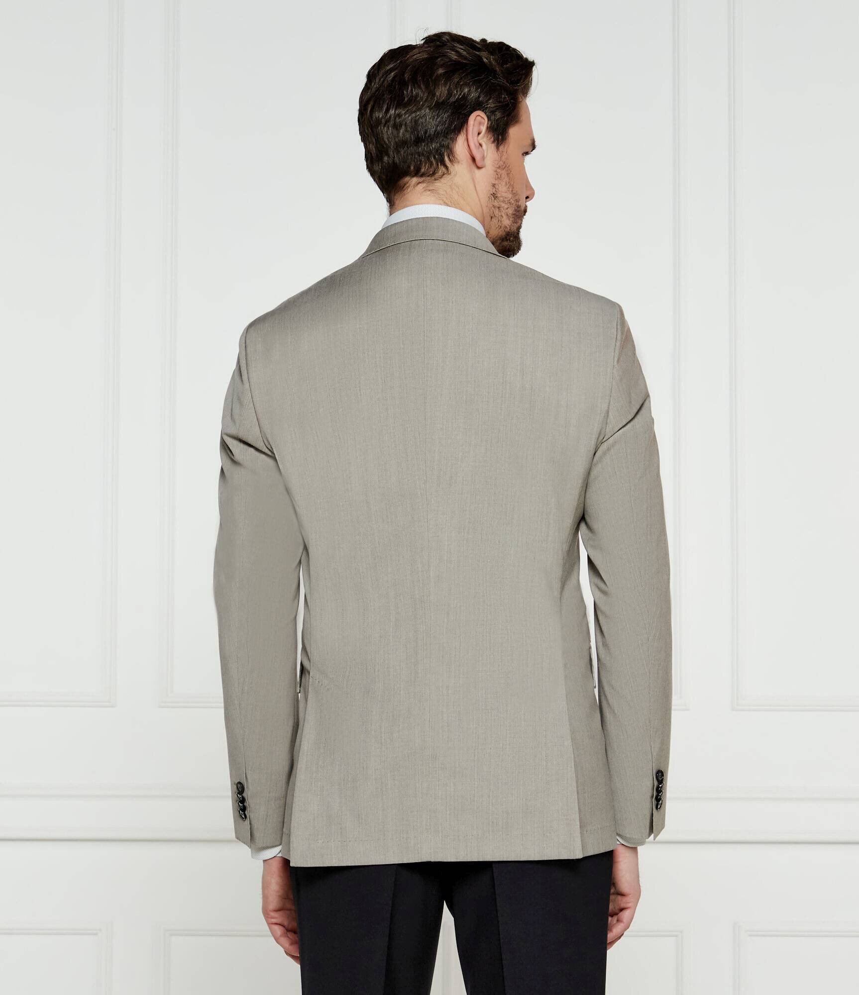 BOSS Black Wełniana marynarka H-Hutson-233 | Slim Fit | stretch