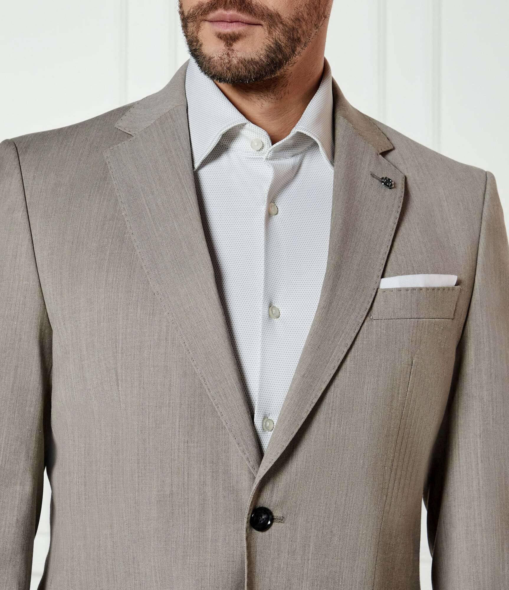 BOSS Black Wełniana marynarka H-Hutson-233 | Slim Fit | stretch