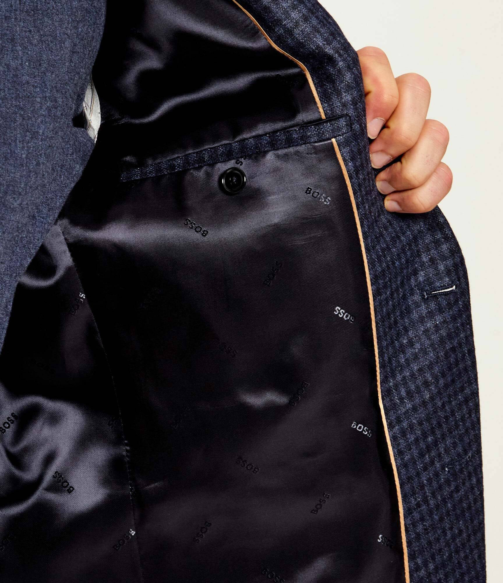 BOSS Black De lână sacou H-Hutson-263 | Slim Fit cu adaos de cașmir