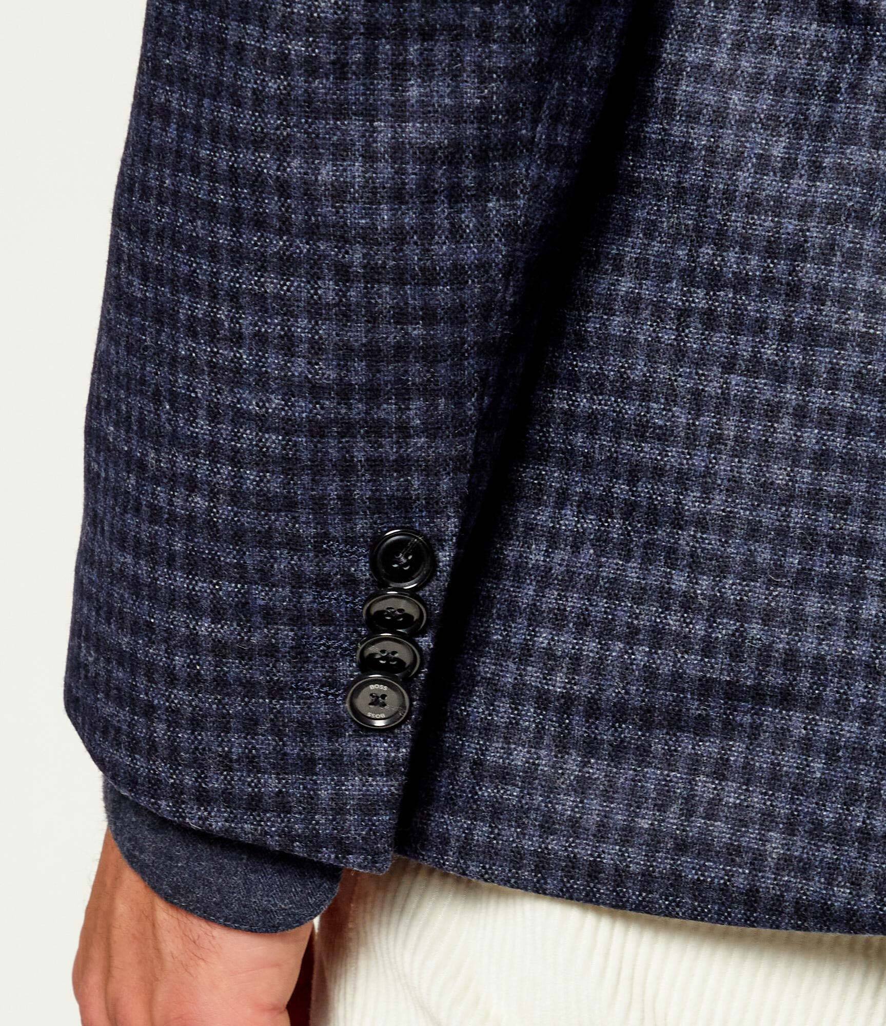 BOSS Black De lână sacou H-Hutson-263 | Slim Fit cu adaos de cașmir