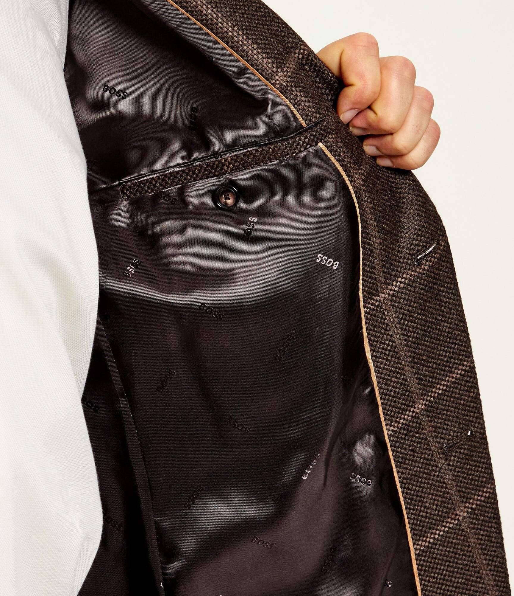 BOSS Black De lână sacou H-Hutson-2PP-263 | Slim Fit