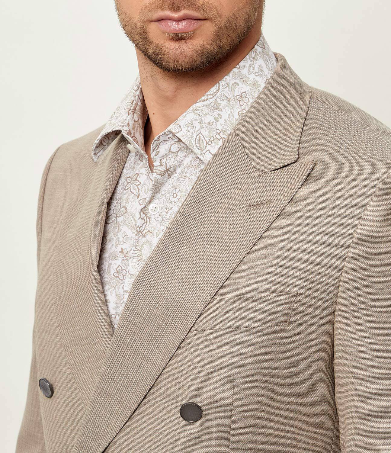 BOSS Black De lână sacou H-Hutson-DB-261 | Slim Fit