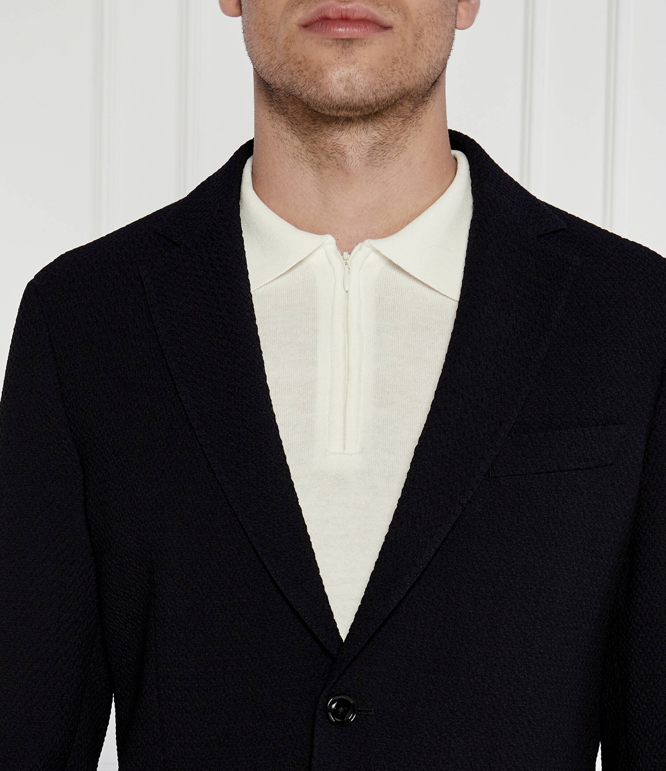 BOSS Black de lână sacou hanry | slim fit