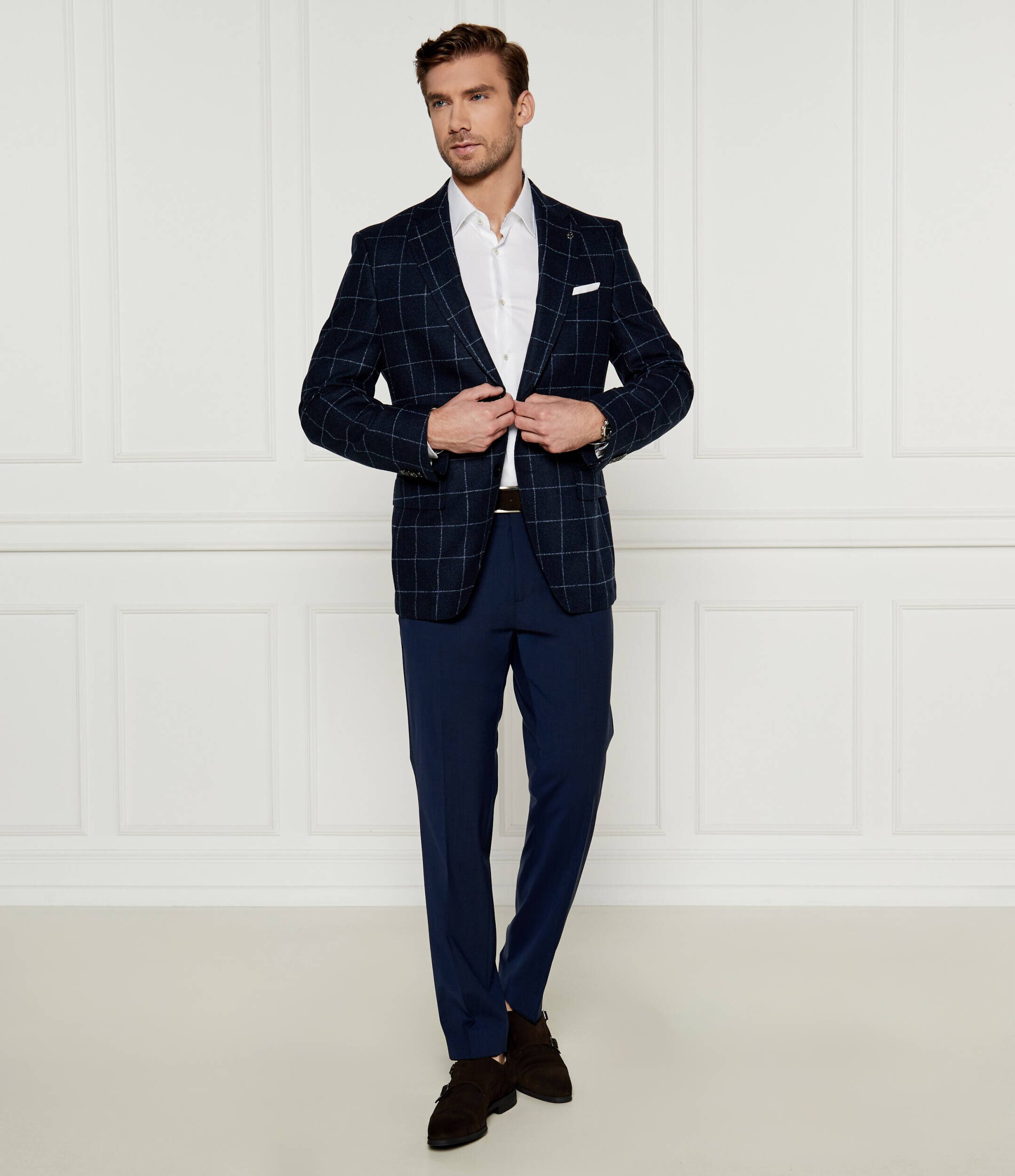 BOSS Black De lână sacou Hutson | regular fit