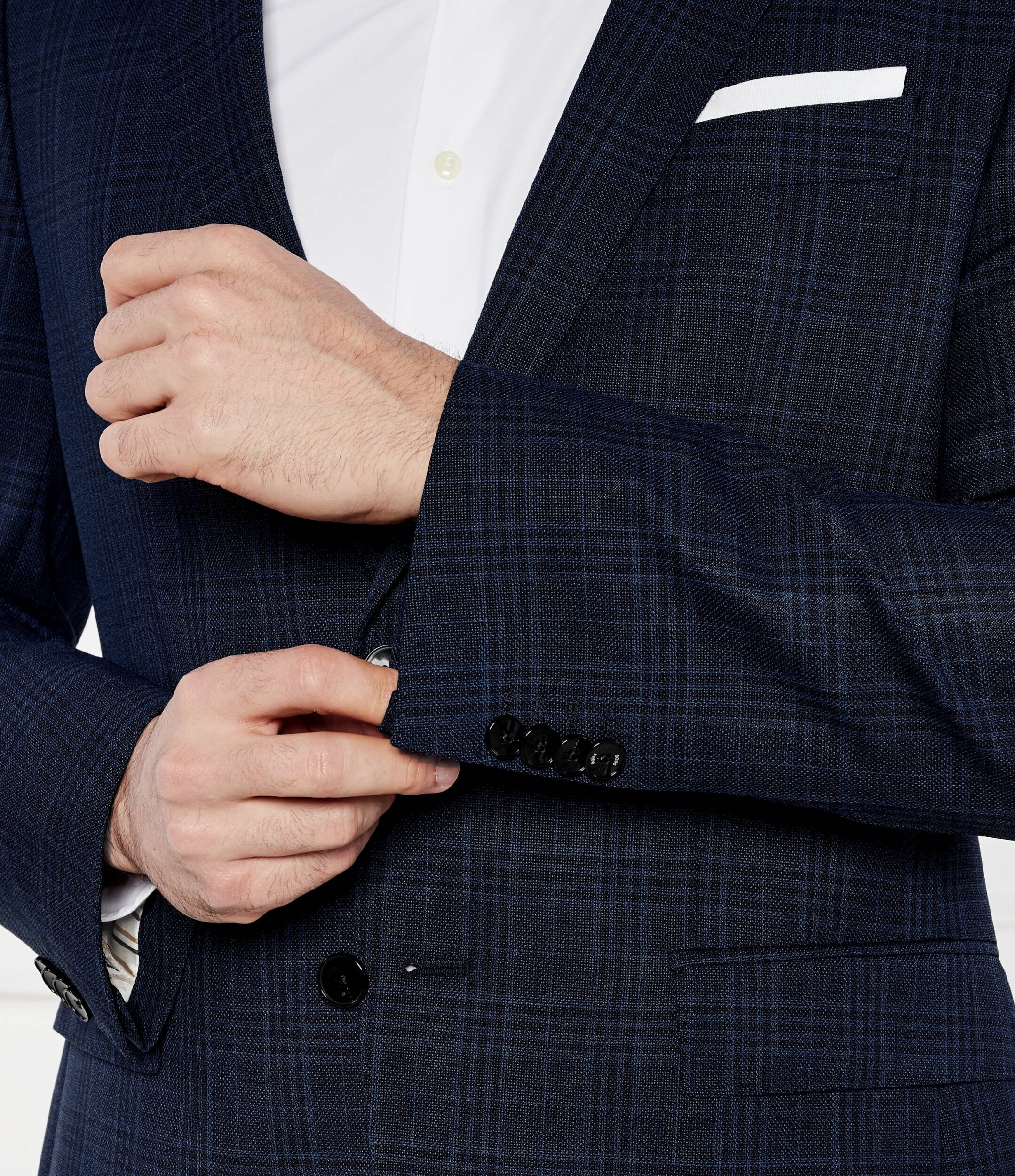 BOSS Black De lână sacou Hutson | Slim Fit
