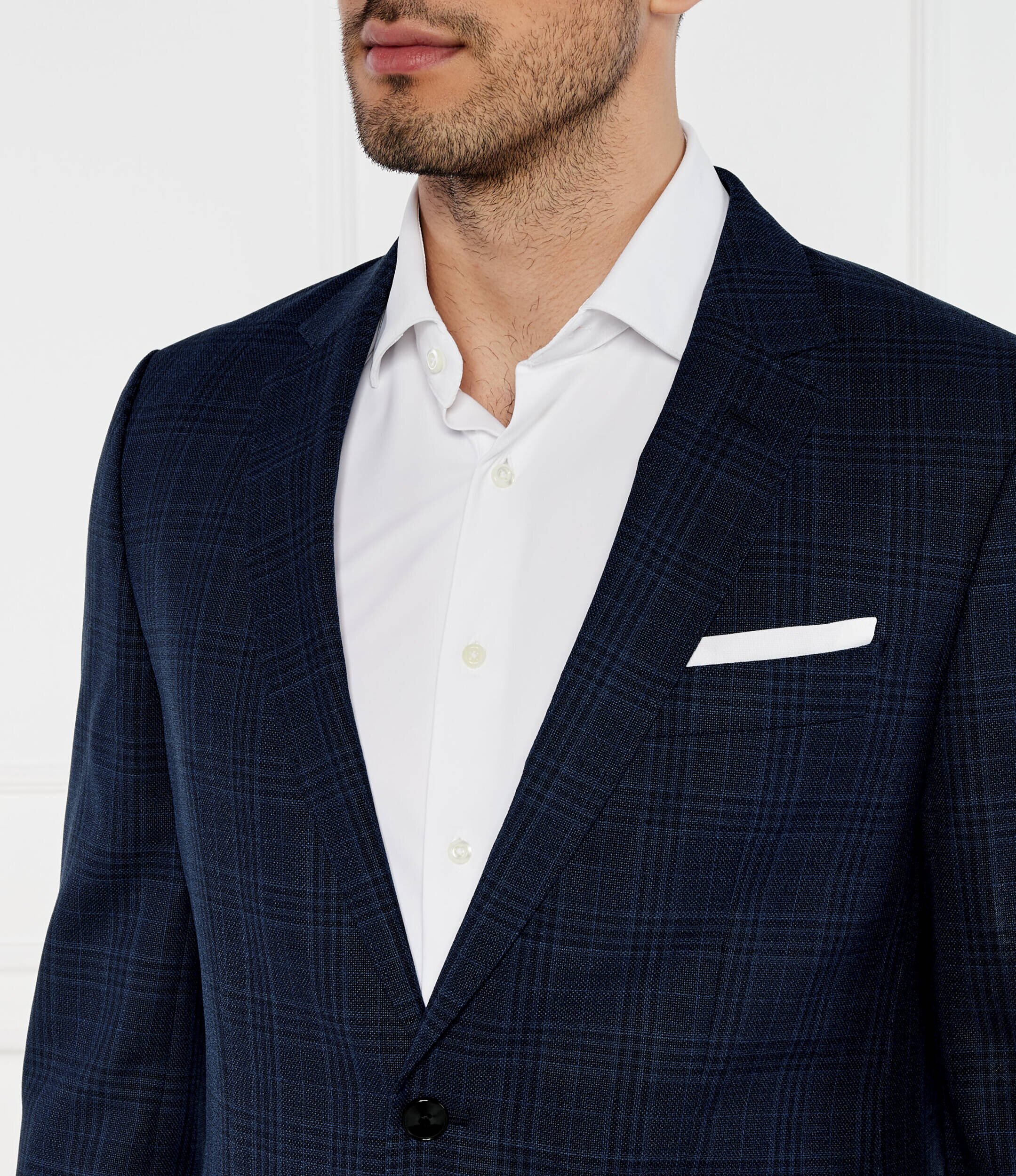 BOSS Black De lână sacou Hutson | Slim Fit