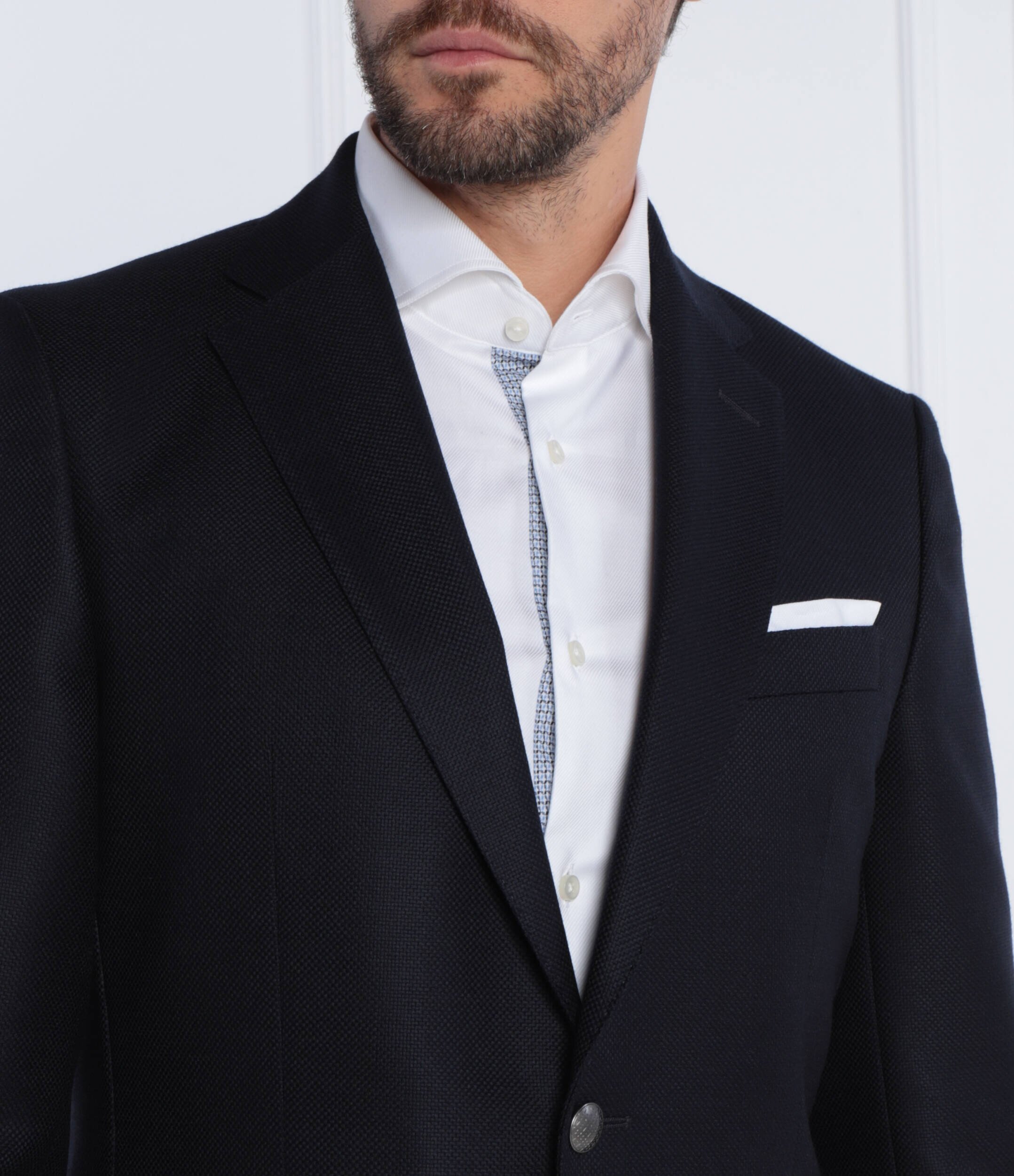 BOSS Black De lână sacou Hutson | Slim Fit