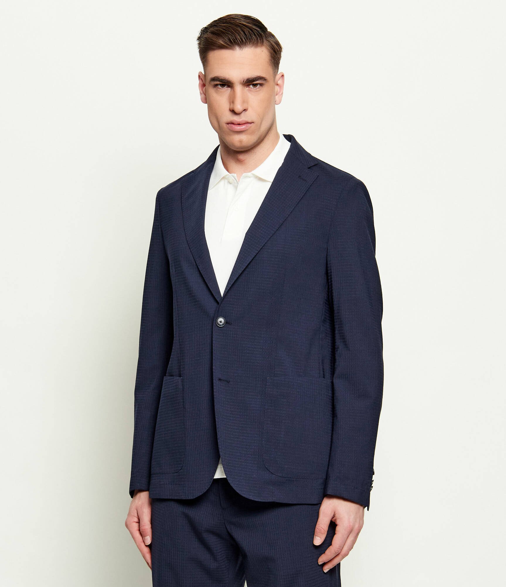 BOSS Black De lână sacou P-Hanry-WG-PK-262F | Slim Fit