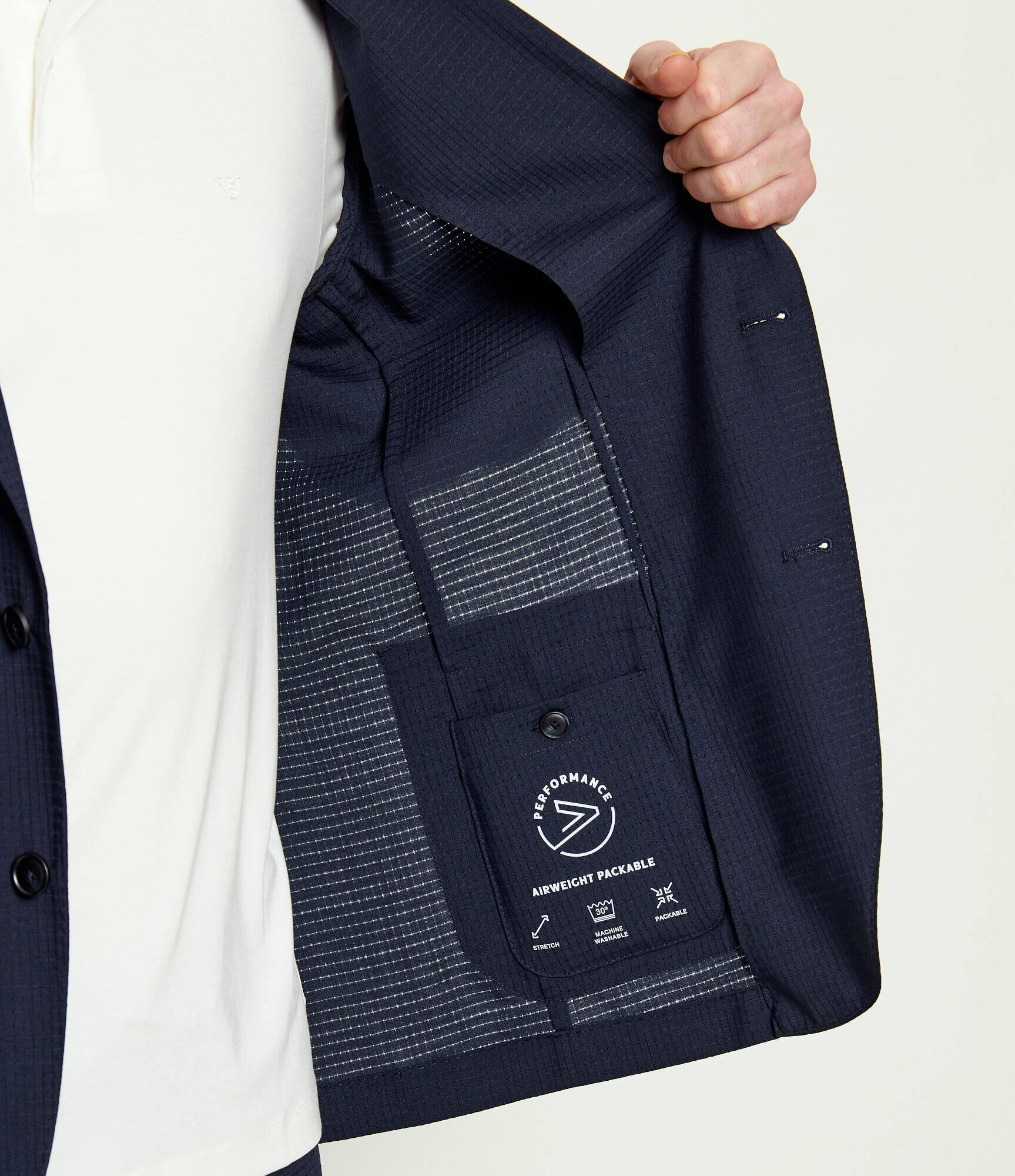 BOSS Black De lână sacou P-Hanry-WG-PK-262F | Slim Fit