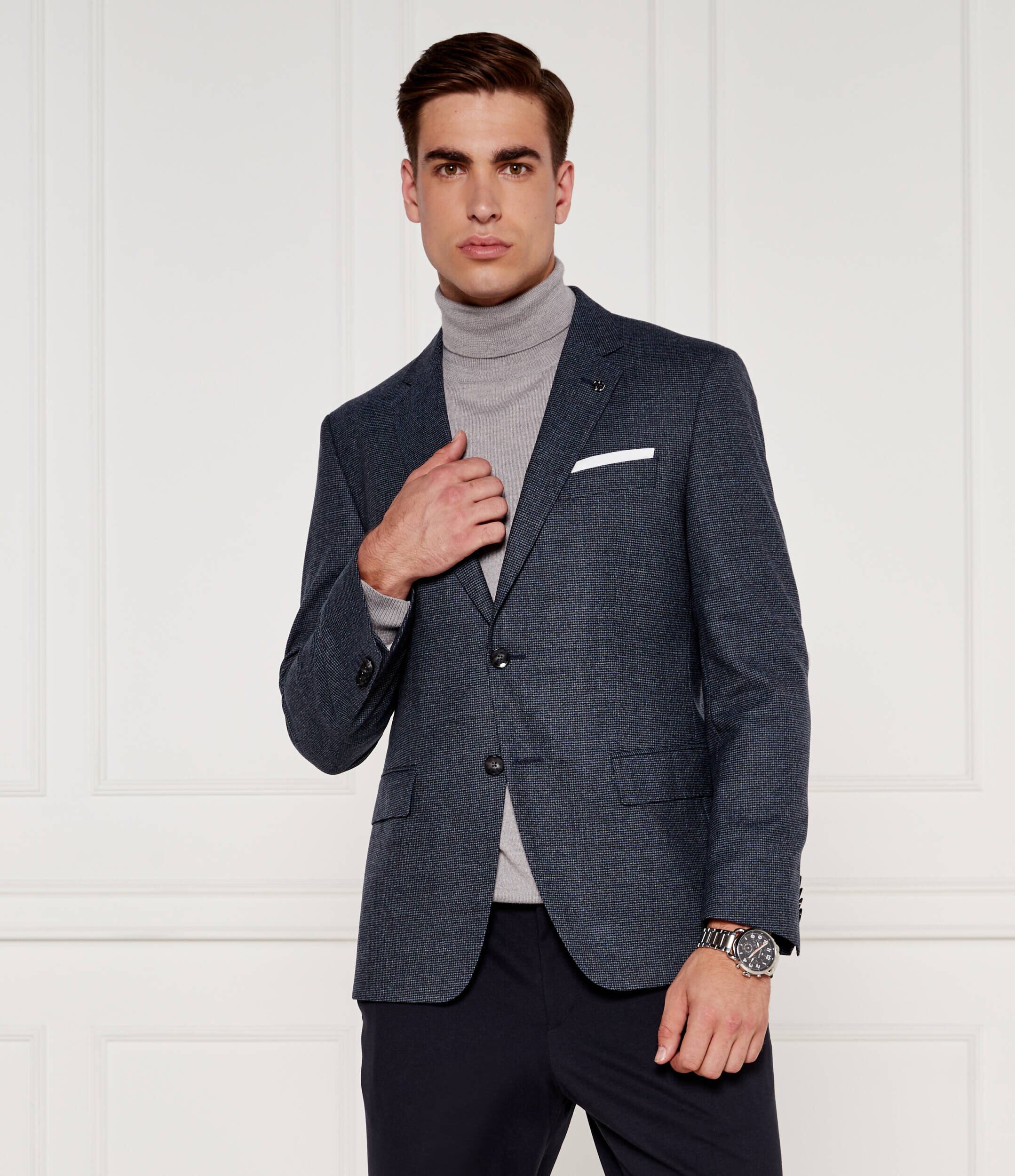 BOSS Black De lână sacou | Slim Fit