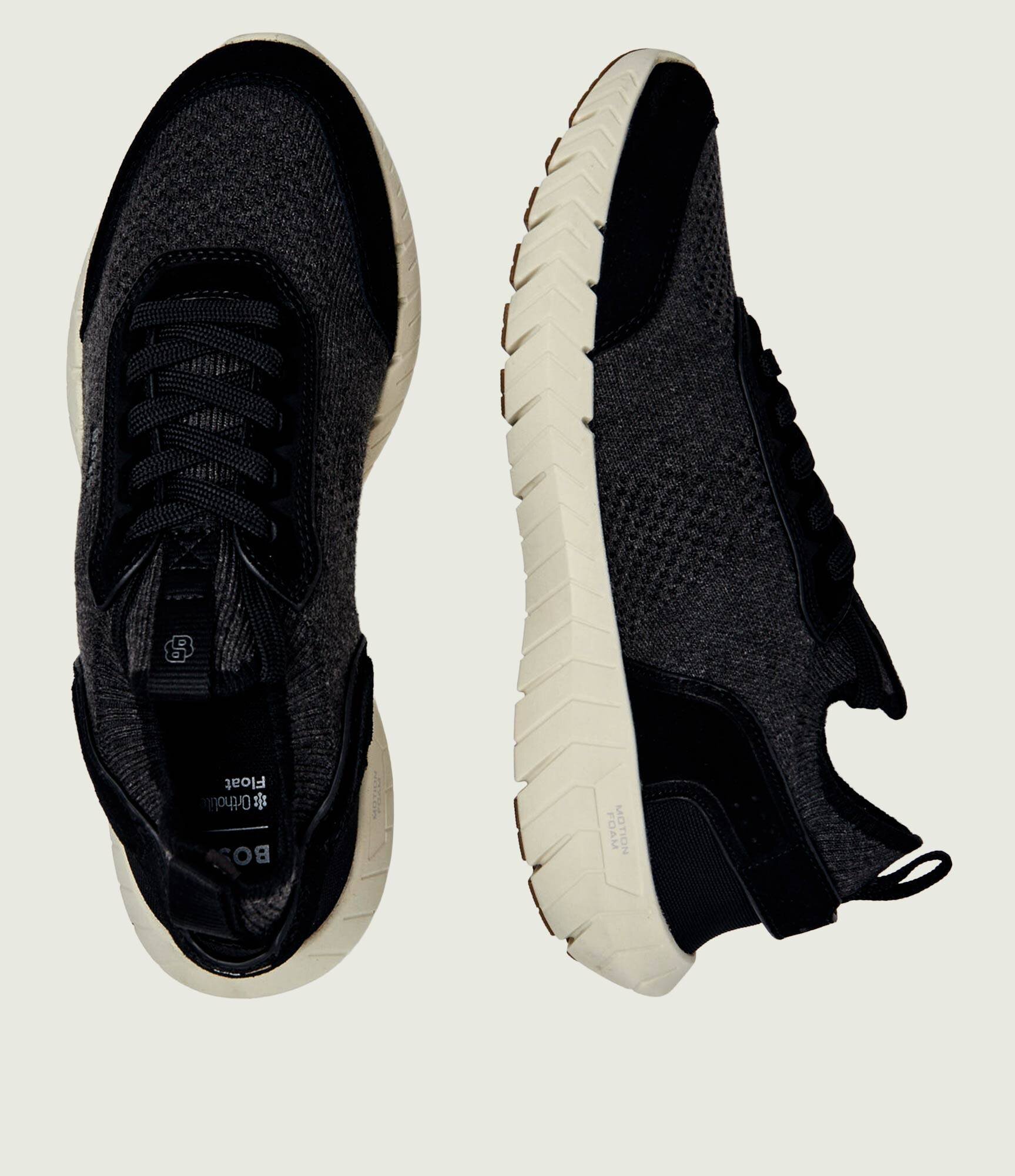 BOSS Black De lână sneakers Motion_knwsd | piele întoarsă
