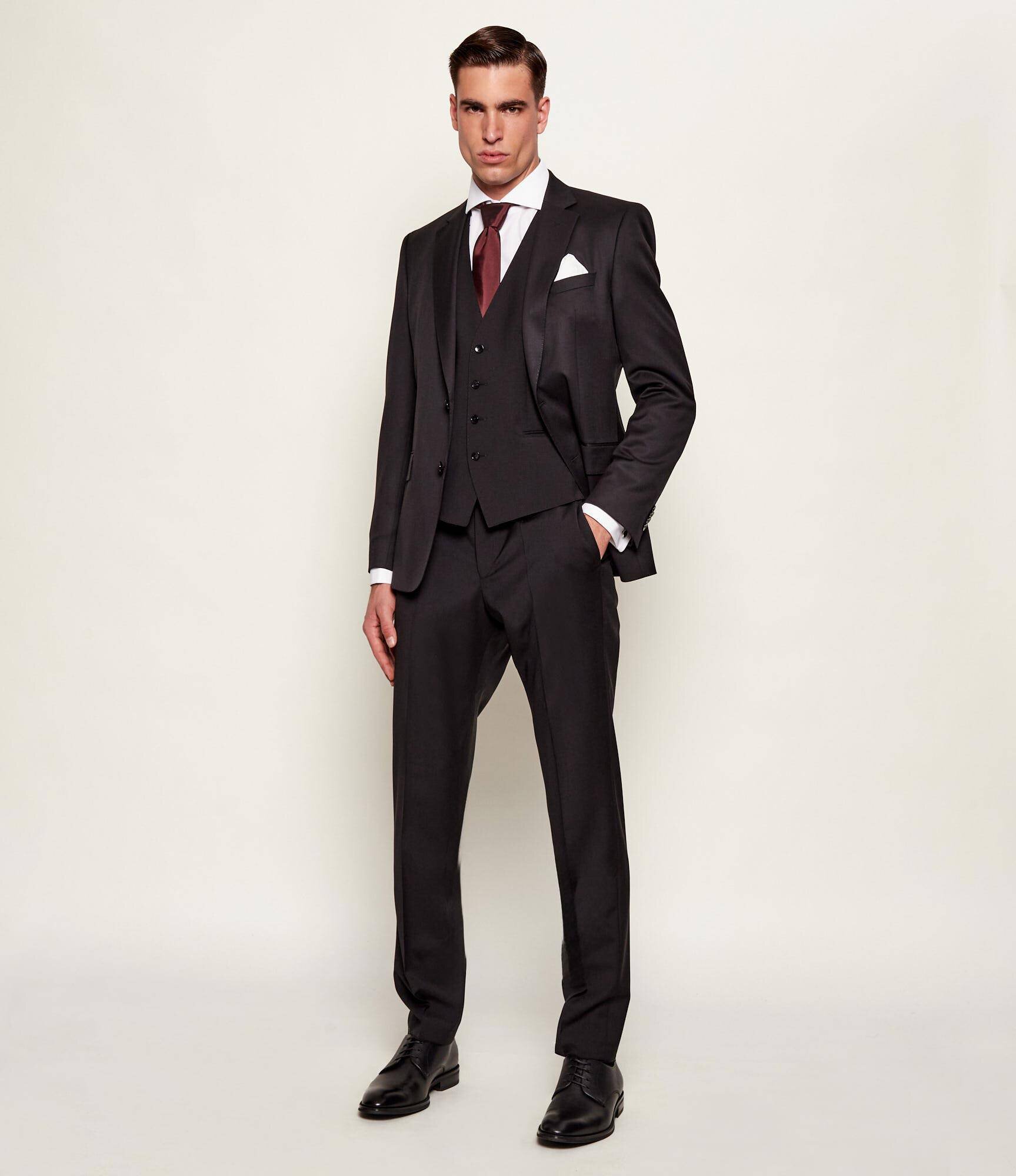 BOSS Black De lână vestă H-HUGE | Slim Fit