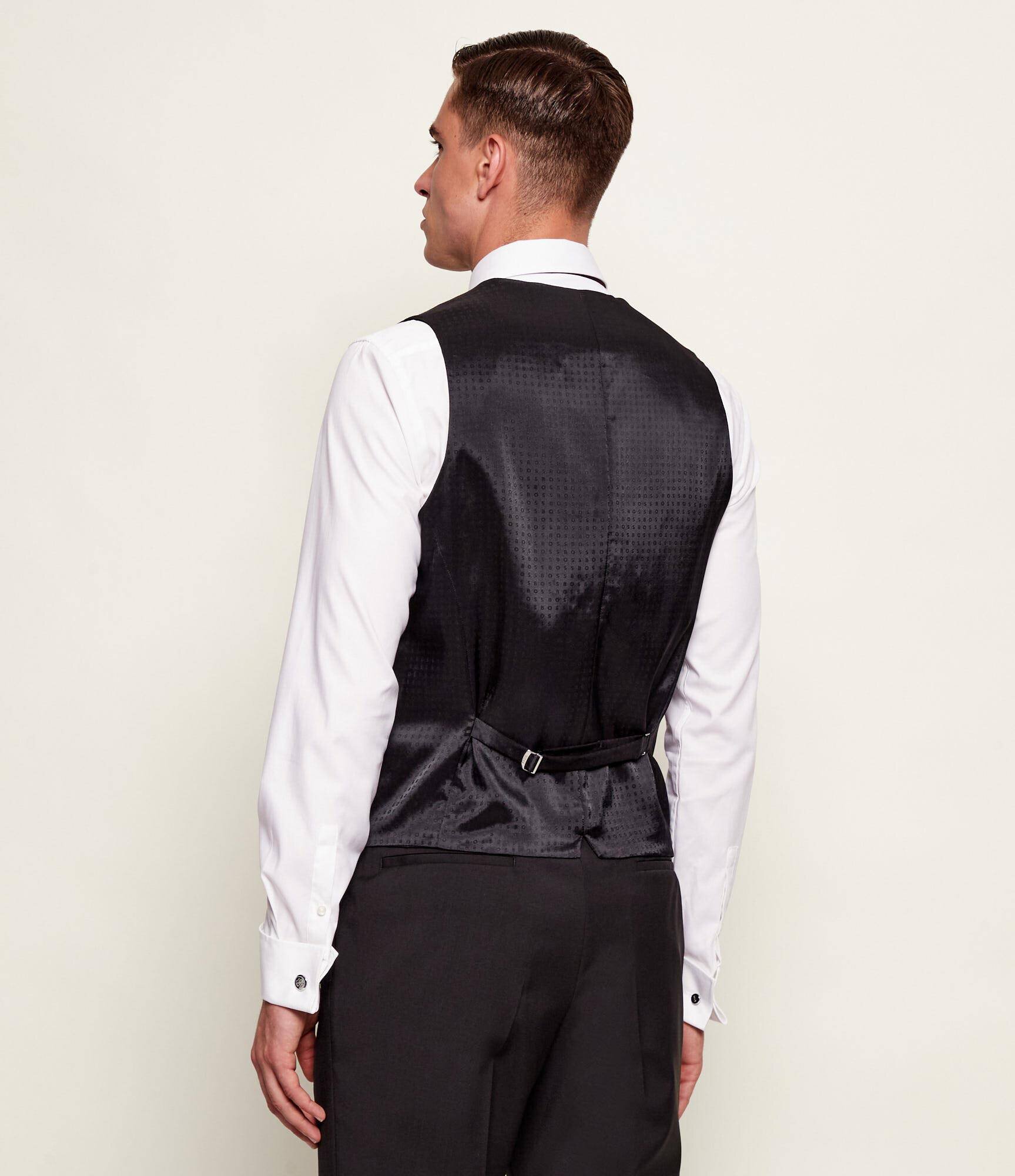 BOSS Black De lână vestă H-HUGE | Slim Fit