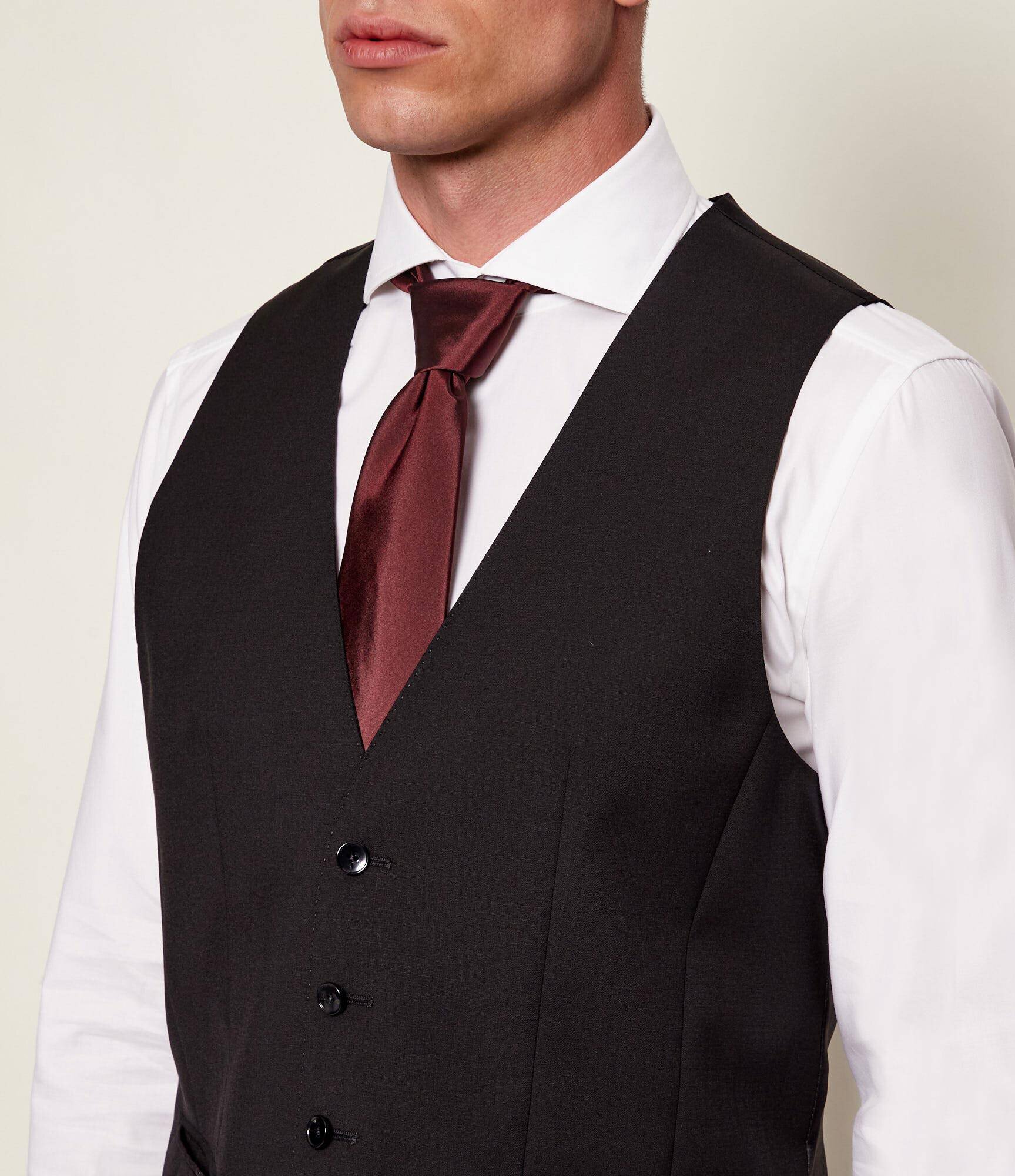BOSS Black De lână vestă H-HUGE | Slim Fit