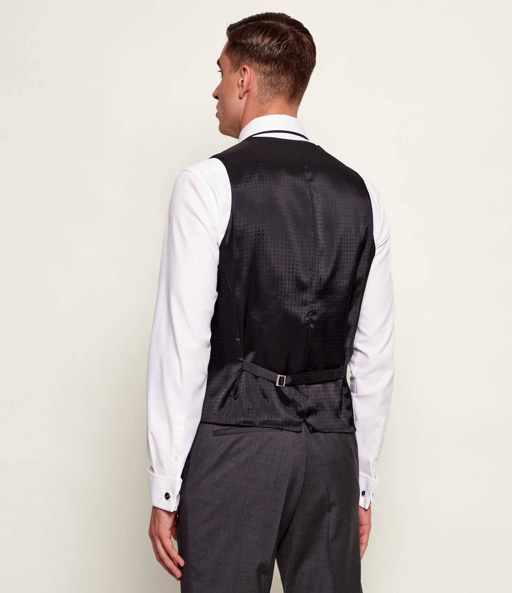 BOSS Black De lână vestă H-HUGE | Slim Fit